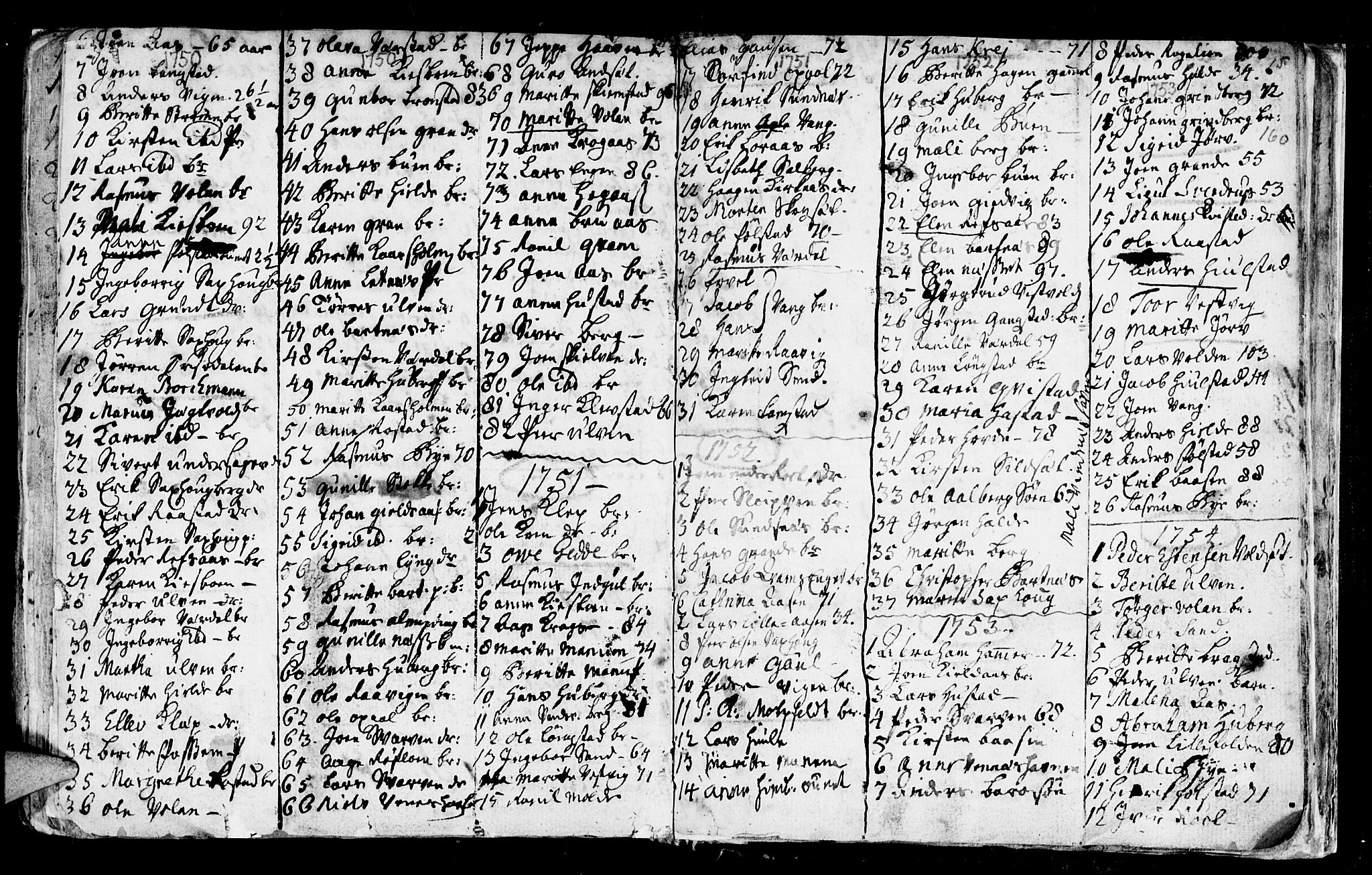 Ministerialprotokoller, klokkerbøker og fødselsregistre - Nord-Trøndelag, SAT/A-1458/730/L0272: Parish register (official) no. 730A01, 1733-1764, p. 160