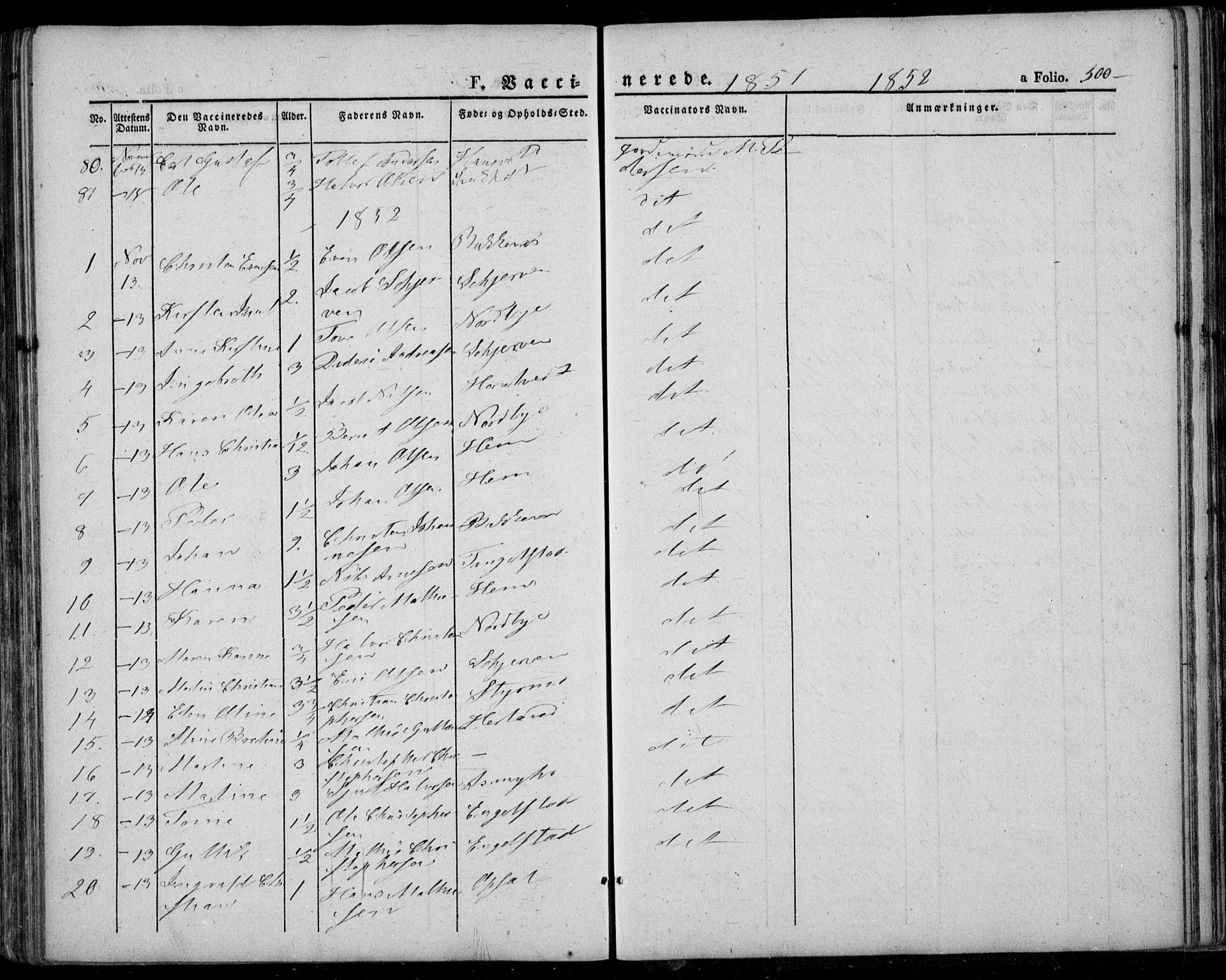 Lardal kirkebøker, SAKO/A-350/F/Fa/L0006: Parish register (official) no. I 6, 1835-1860, p. 500
