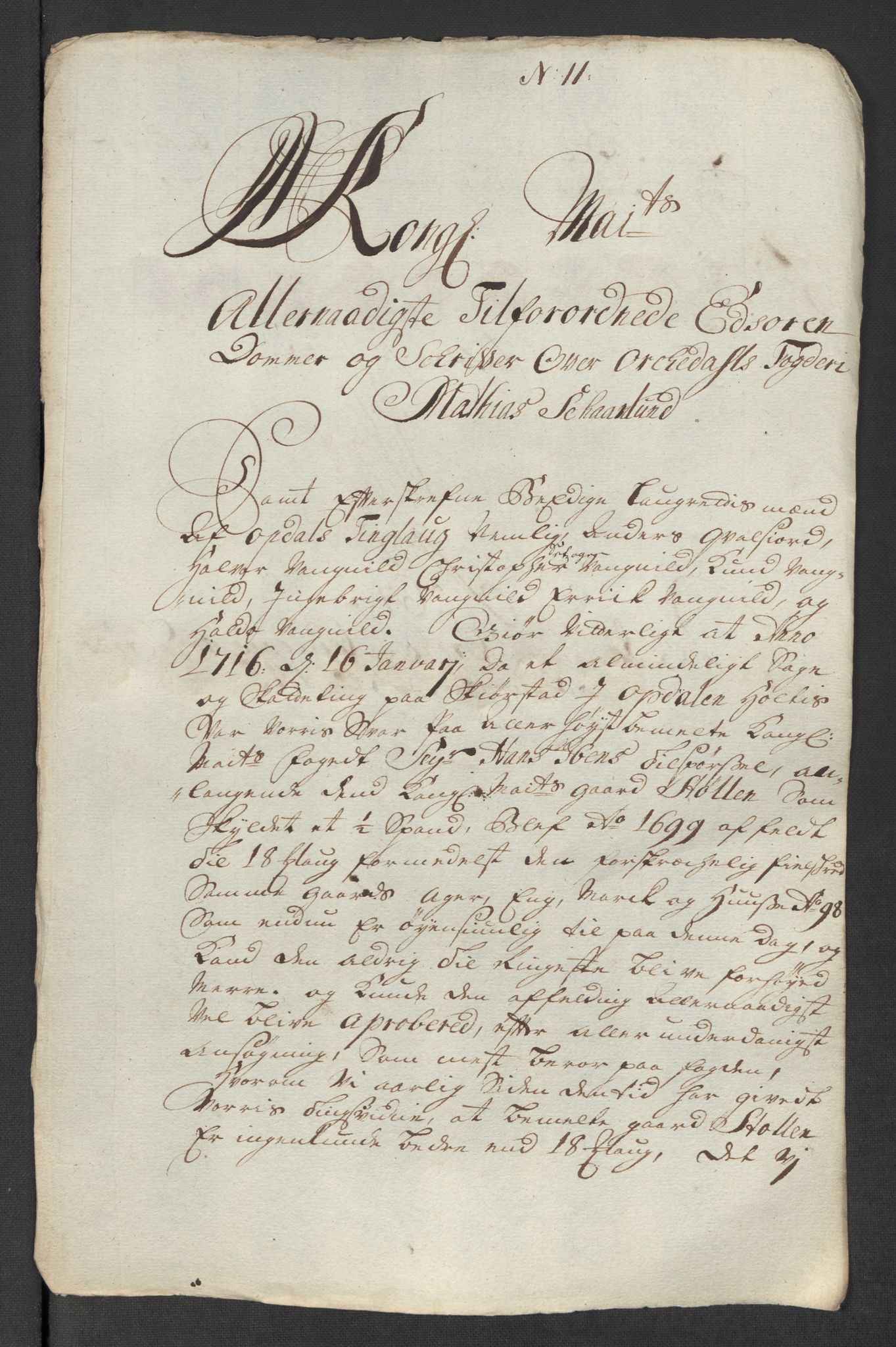 Rentekammeret inntil 1814, Reviderte regnskaper, Fogderegnskap, RA/EA-4092/R60/L3966: Fogderegnskap Orkdal og Gauldal, 1715, p. 481