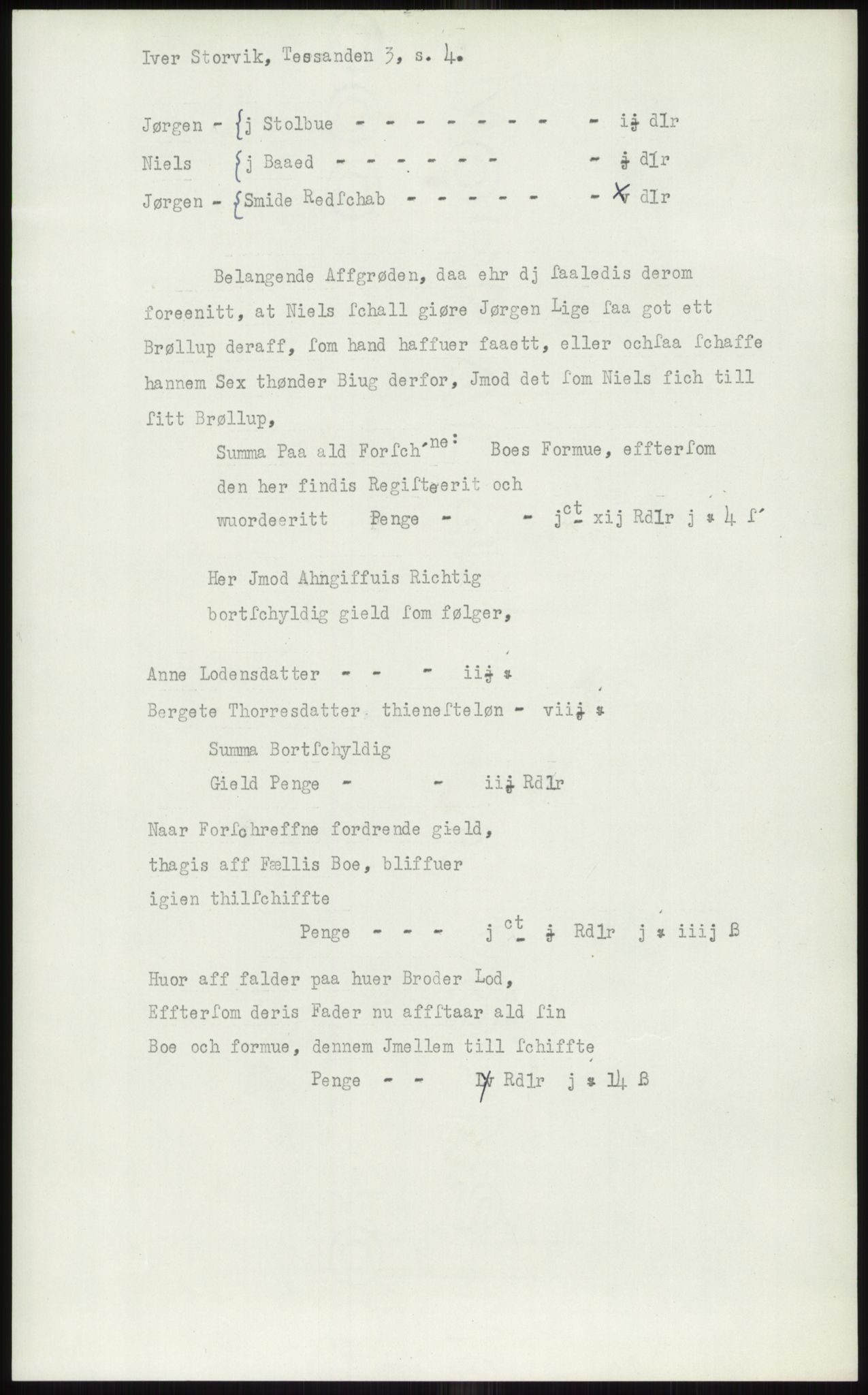 Samlinger til kildeutgivelse, Diplomavskriftsamlingen, AV/RA-EA-4053/H/Ha, p. 78