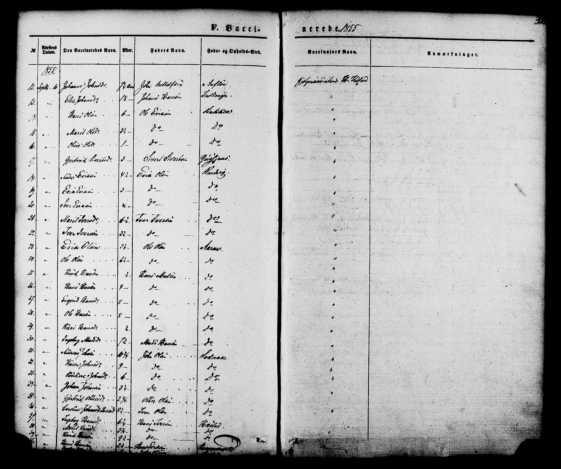 Ministerialprotokoller, klokkerbøker og fødselsregistre - Møre og Romsdal, SAT/A-1454/551/L0625: Parish register (official) no. 551A05, 1846-1879, p. 322