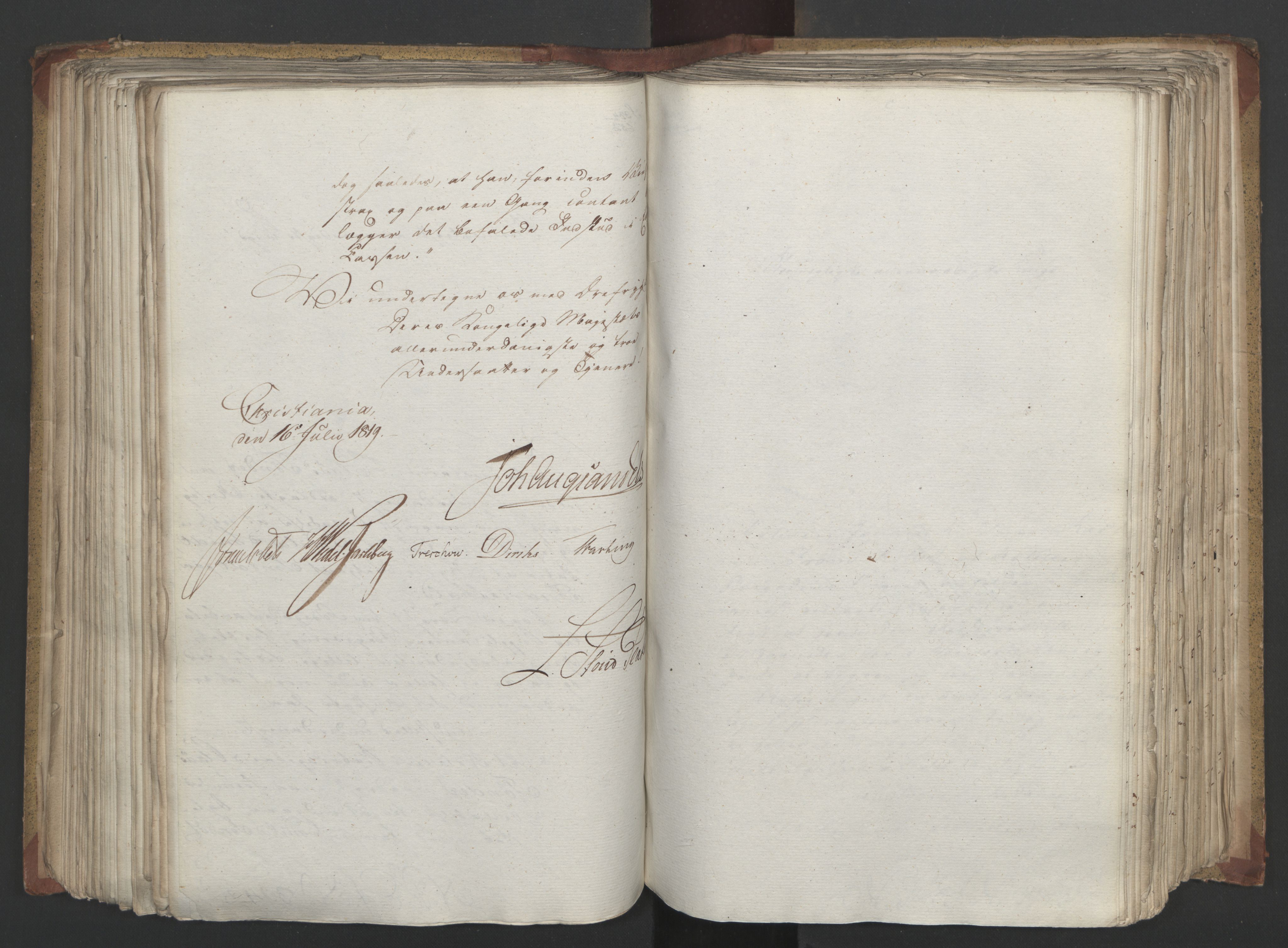 Statsrådsavdelingen i Stockholm, AV/RA-S-1003/D/Da/L0019: Regjeringsinnstillinger nr. 3856-4052, 1819, p. 224