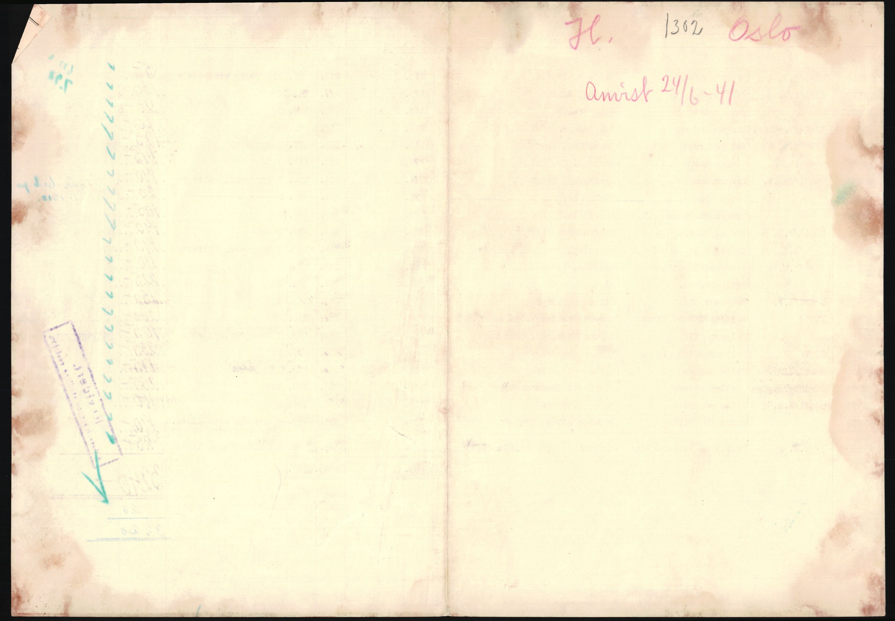 Justisdepartementet, Oppgjørsavdelingen, AV/RA-S-1056/G/Ga/L0008: Anvisningslister for utbetalinger i effektsaker, 1940-1942, p. 2