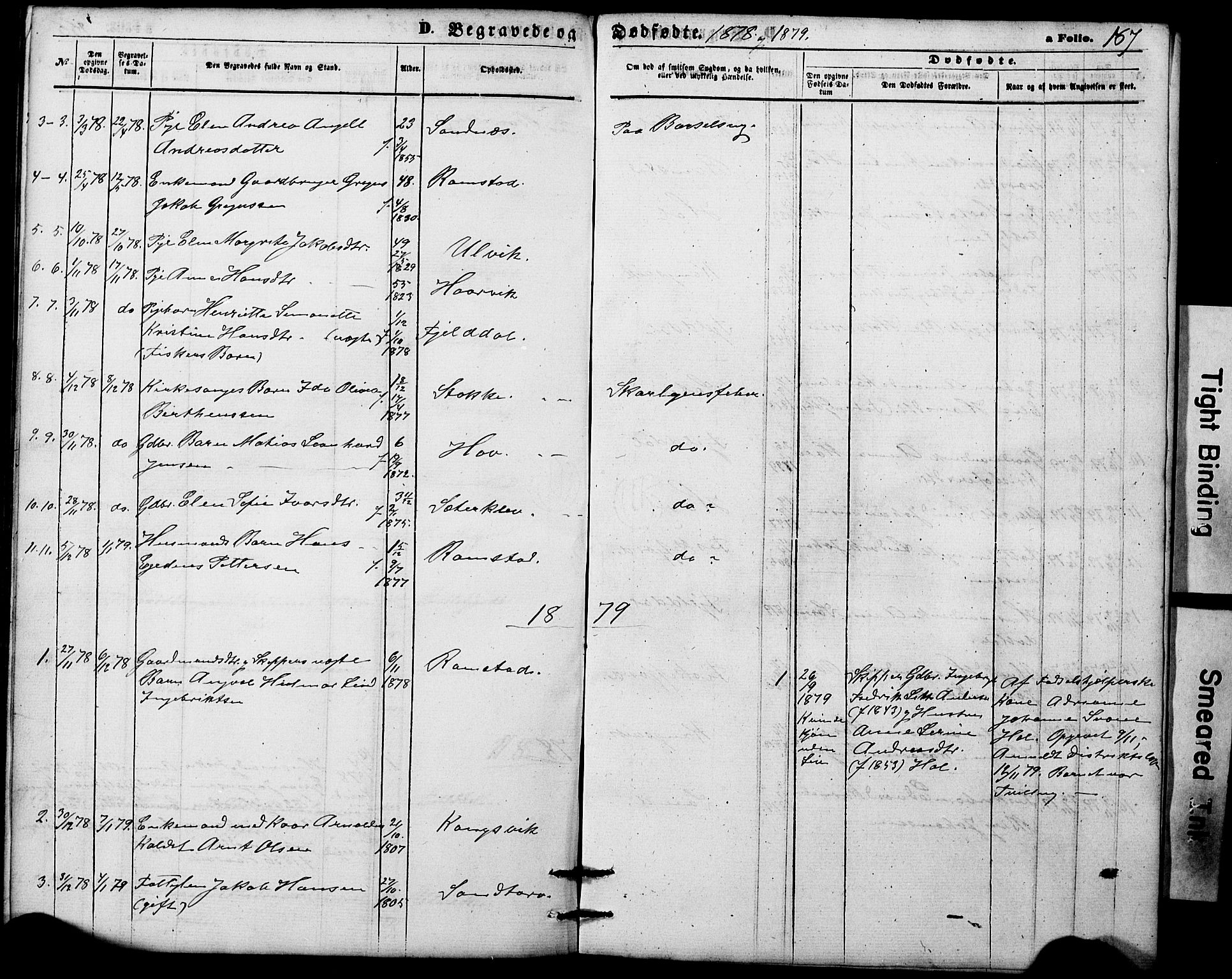 Ministerialprotokoller, klokkerbøker og fødselsregistre - Nordland, AV/SAT-A-1459/865/L0930: Parish register (copy) no. 865C02, 1866-1884, p. 167