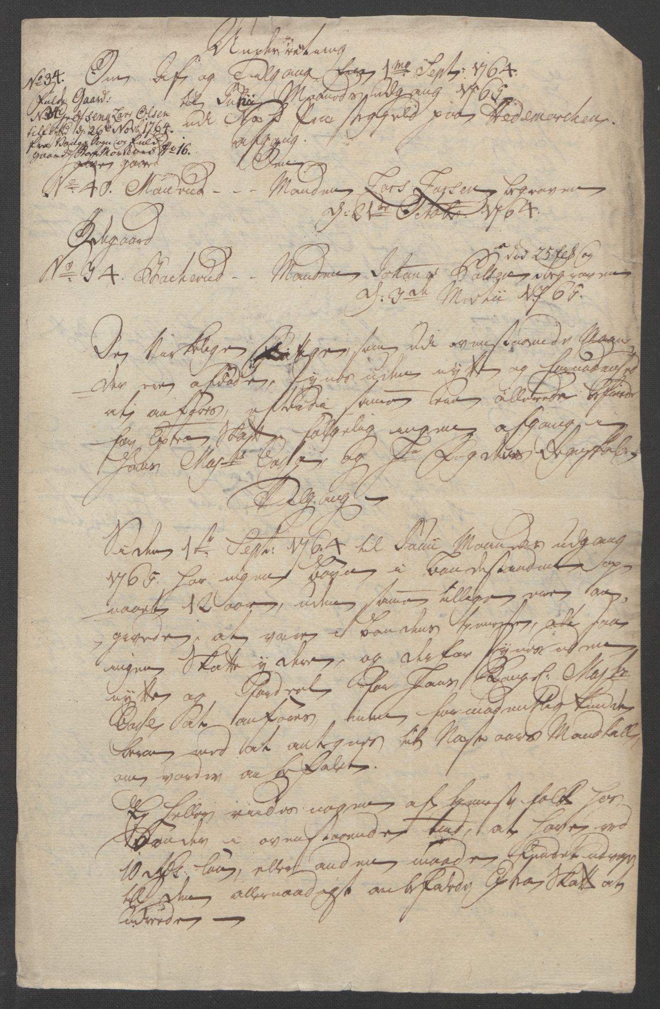 Rentekammeret inntil 1814, Reviderte regnskaper, Fogderegnskap, RA/EA-4092/R16/L1148: Ekstraskatten Hedmark, 1764, p. 290