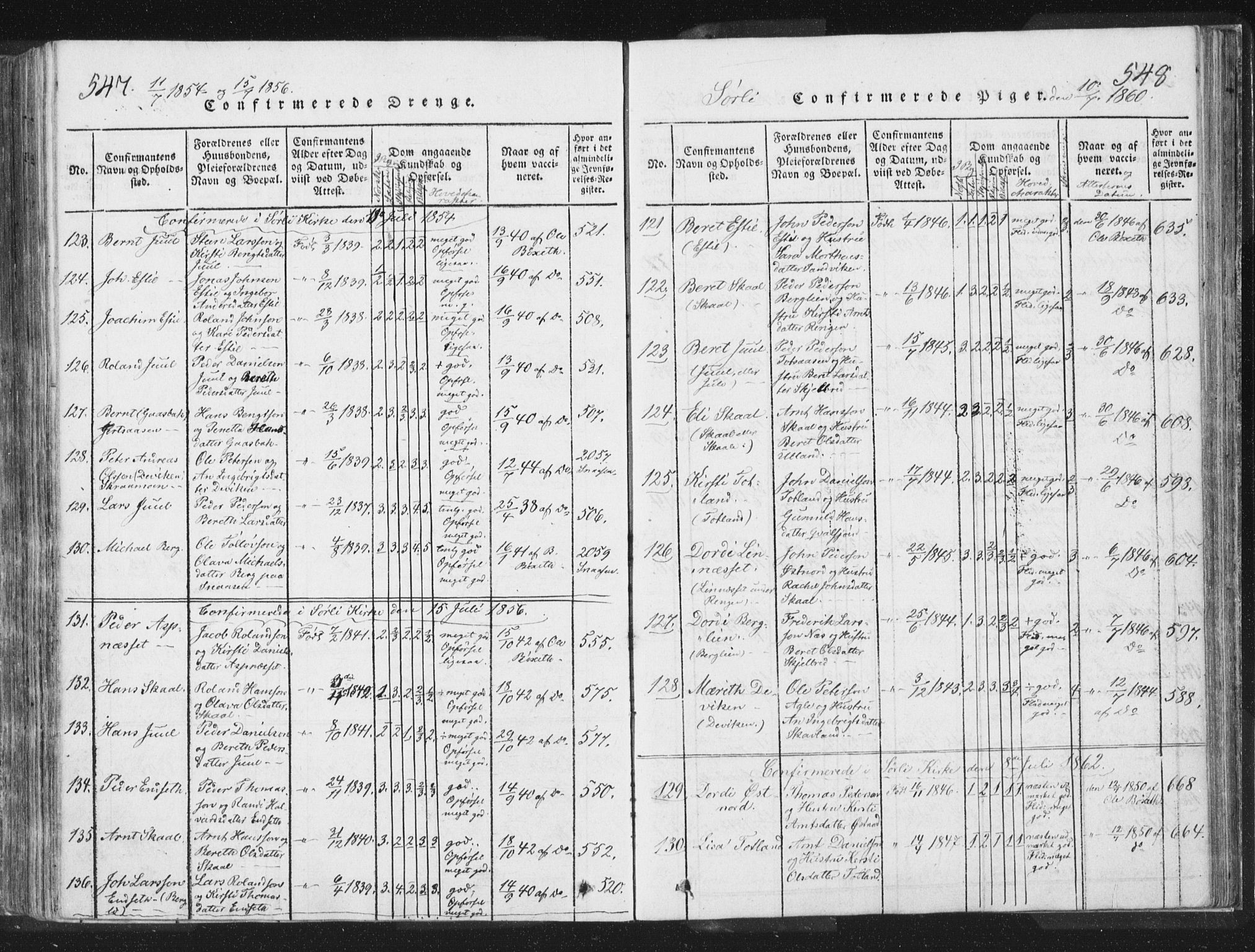 Ministerialprotokoller, klokkerbøker og fødselsregistre - Nord-Trøndelag, SAT/A-1458/755/L0491: Parish register (official) no. 755A01 /2, 1817-1864, p. 547-548