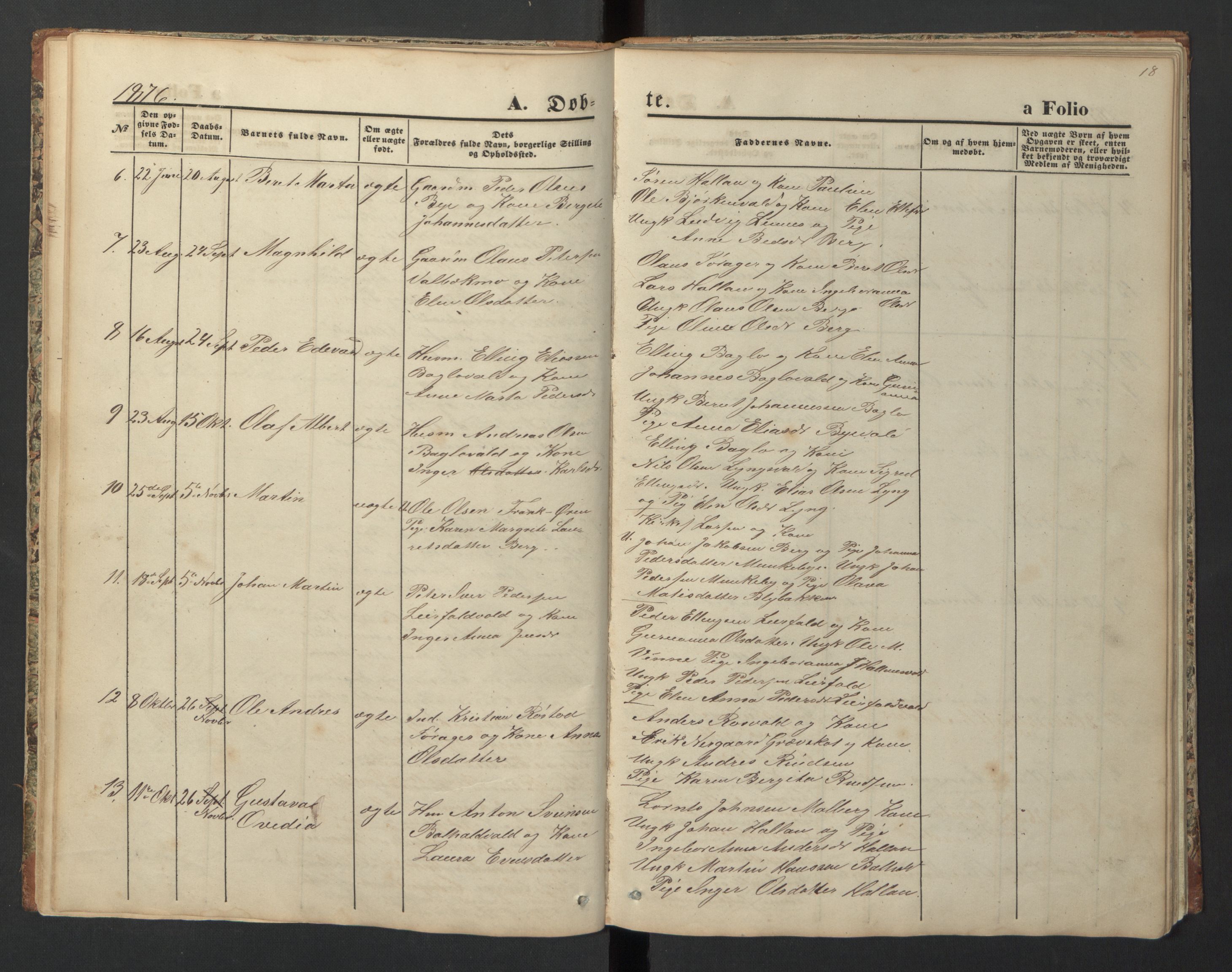 Ministerialprotokoller, klokkerbøker og fødselsregistre - Nord-Trøndelag, AV/SAT-A-1458/726/L0271: Parish register (copy) no. 726C02, 1869-1897, p. 18