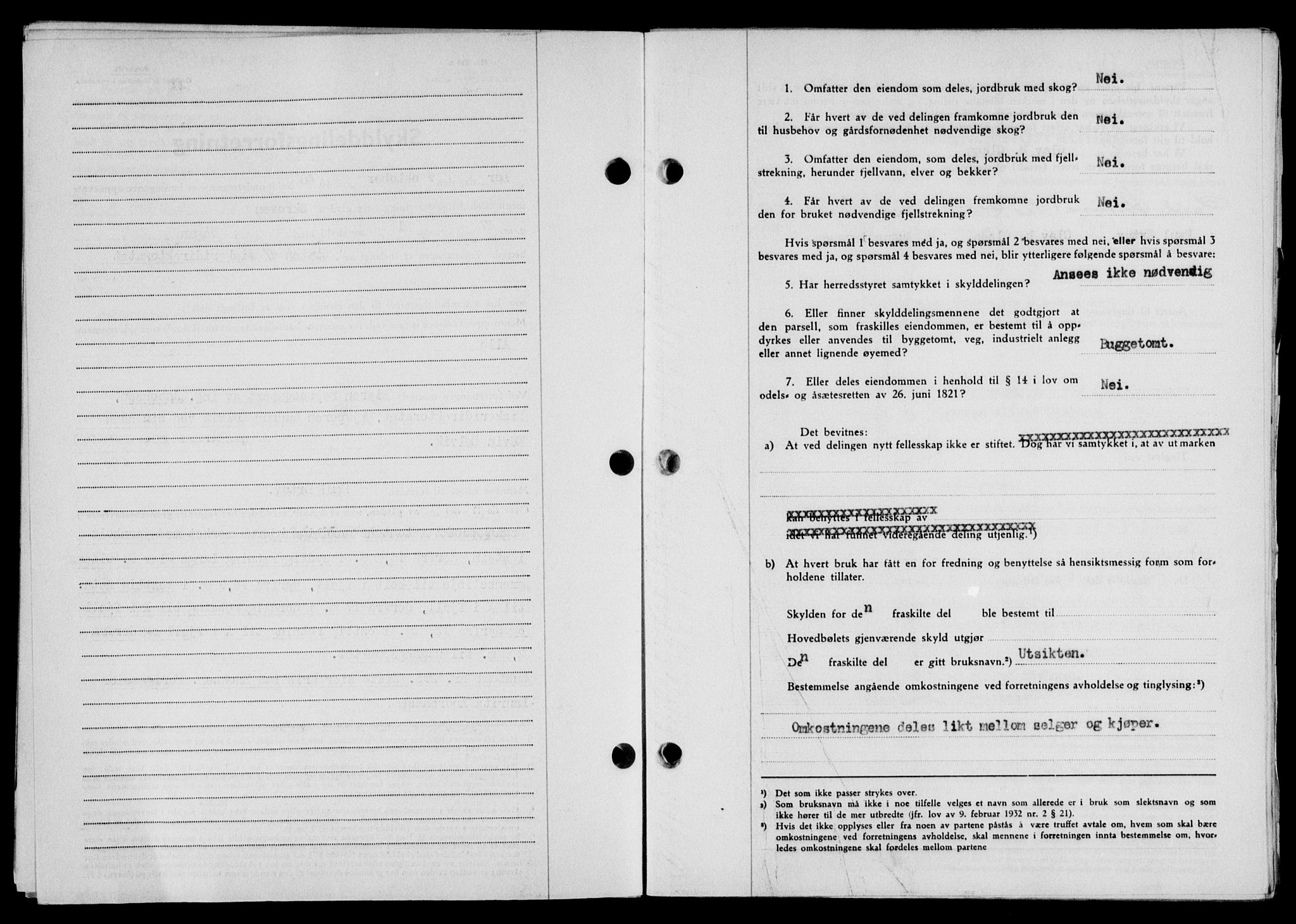 Lofoten sorenskriveri, SAT/A-0017/1/2/2C/L0020a: Mortgage book no. 20a, 1948-1949, Diary no: : 104/1949