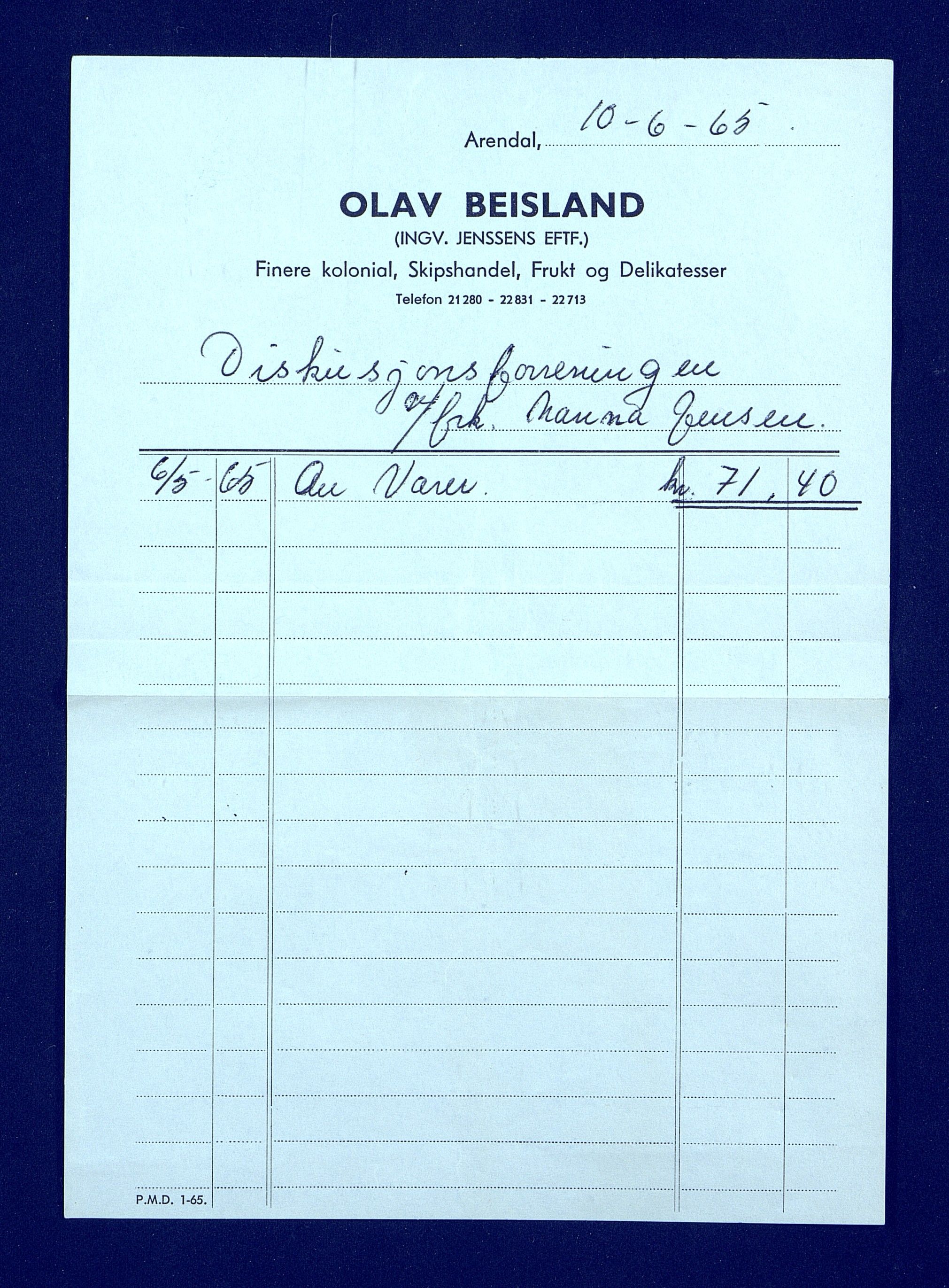 Samling av foreningsarkiv. A-Å, AAKS/PA-1059/F/L0014: Foreninger, Arendal
