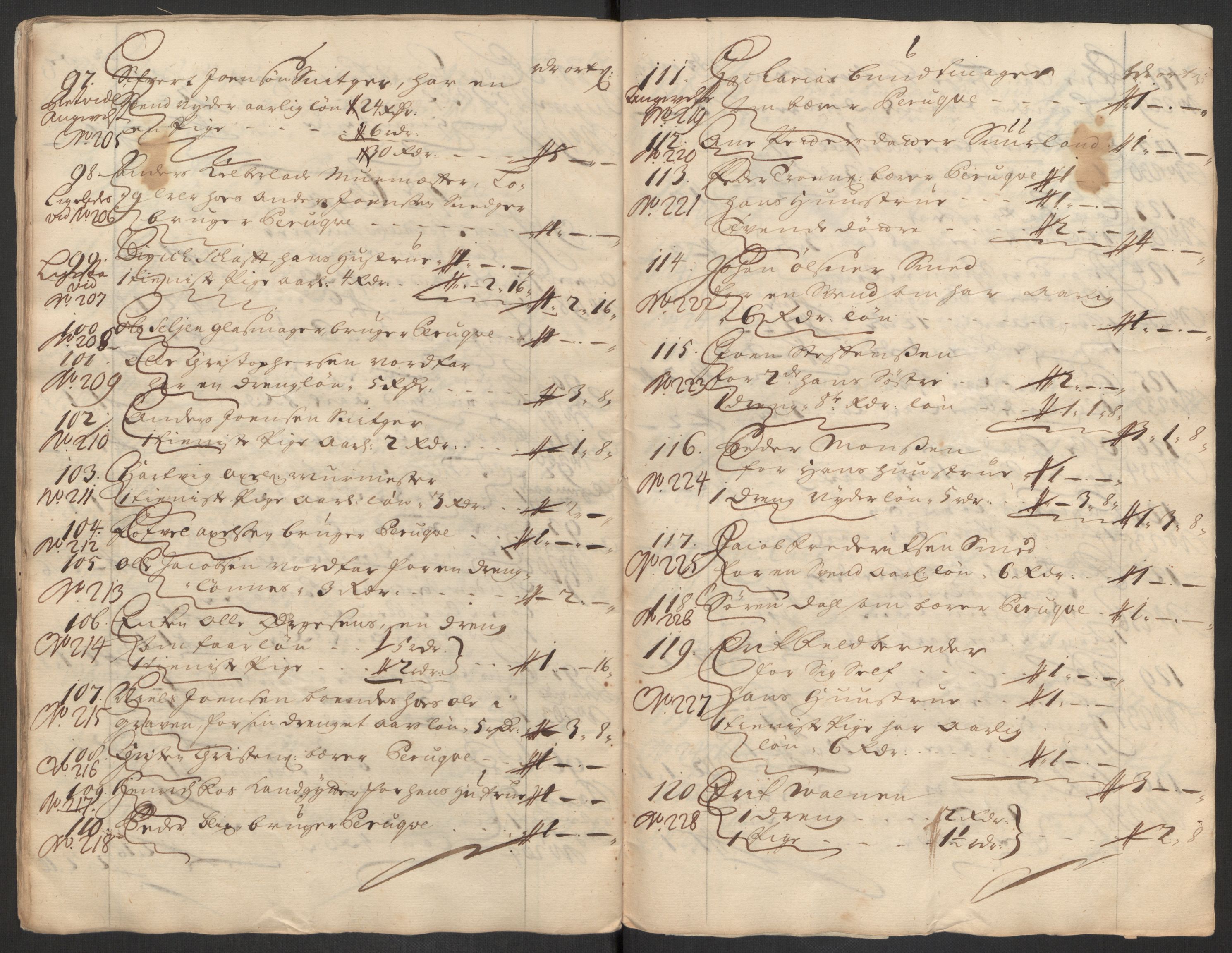 Rentekammeret inntil 1814, Reviderte regnskaper, Byregnskaper, AV/RA-EA-4066/R/Rs/L0507: [S3] Kontribusjonsregnskap, 1699-1711, p. 485