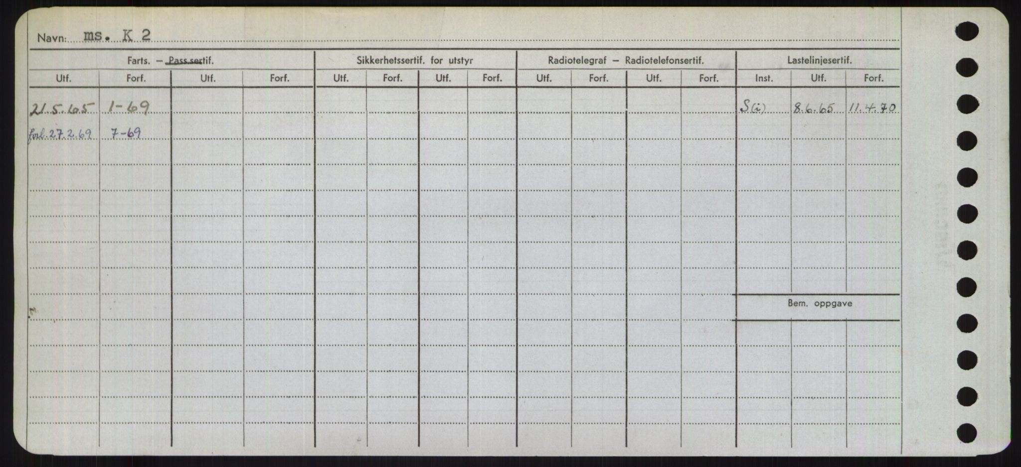 Sjøfartsdirektoratet med forløpere, Skipsmålingen, AV/RA-S-1627/H/Ha/L0003/0001: Fartøy, Hilm-Mar / Fartøy, Hilm-Kol, p. 618