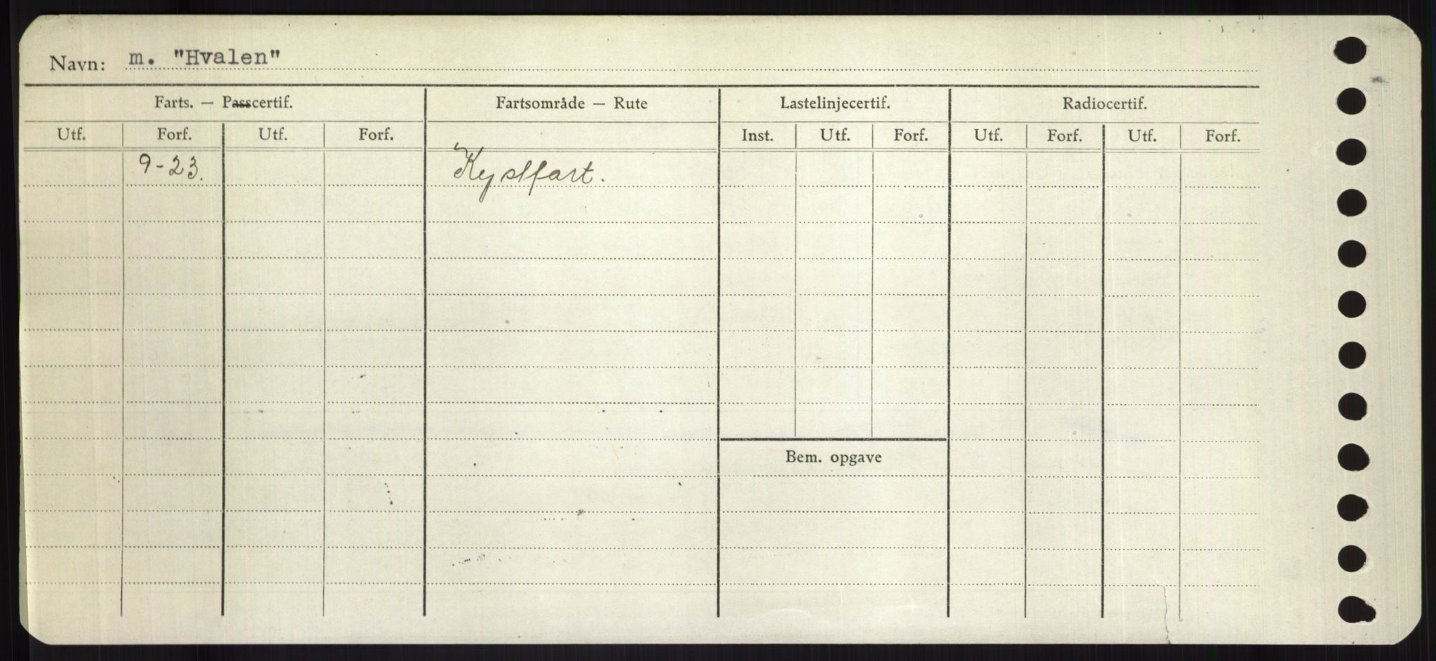 Sjøfartsdirektoratet med forløpere, Skipsmålingen, RA/S-1627/H/Hd/L0017: Fartøy, Holi-Hå, p. 190