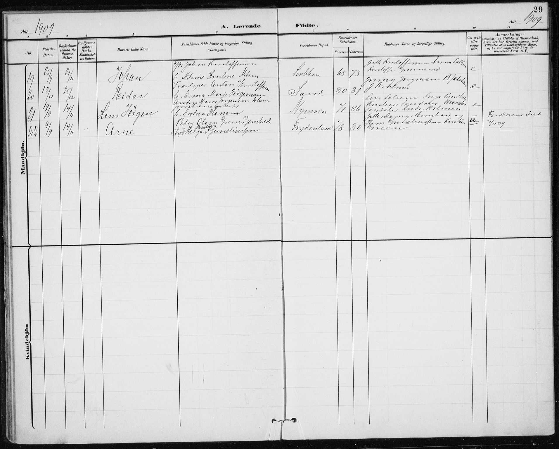 Modum kirkebøker, AV/SAKO-A-234/F/Fa/L0017: Parish register (official) no. 17, 1900-1915, p. 29