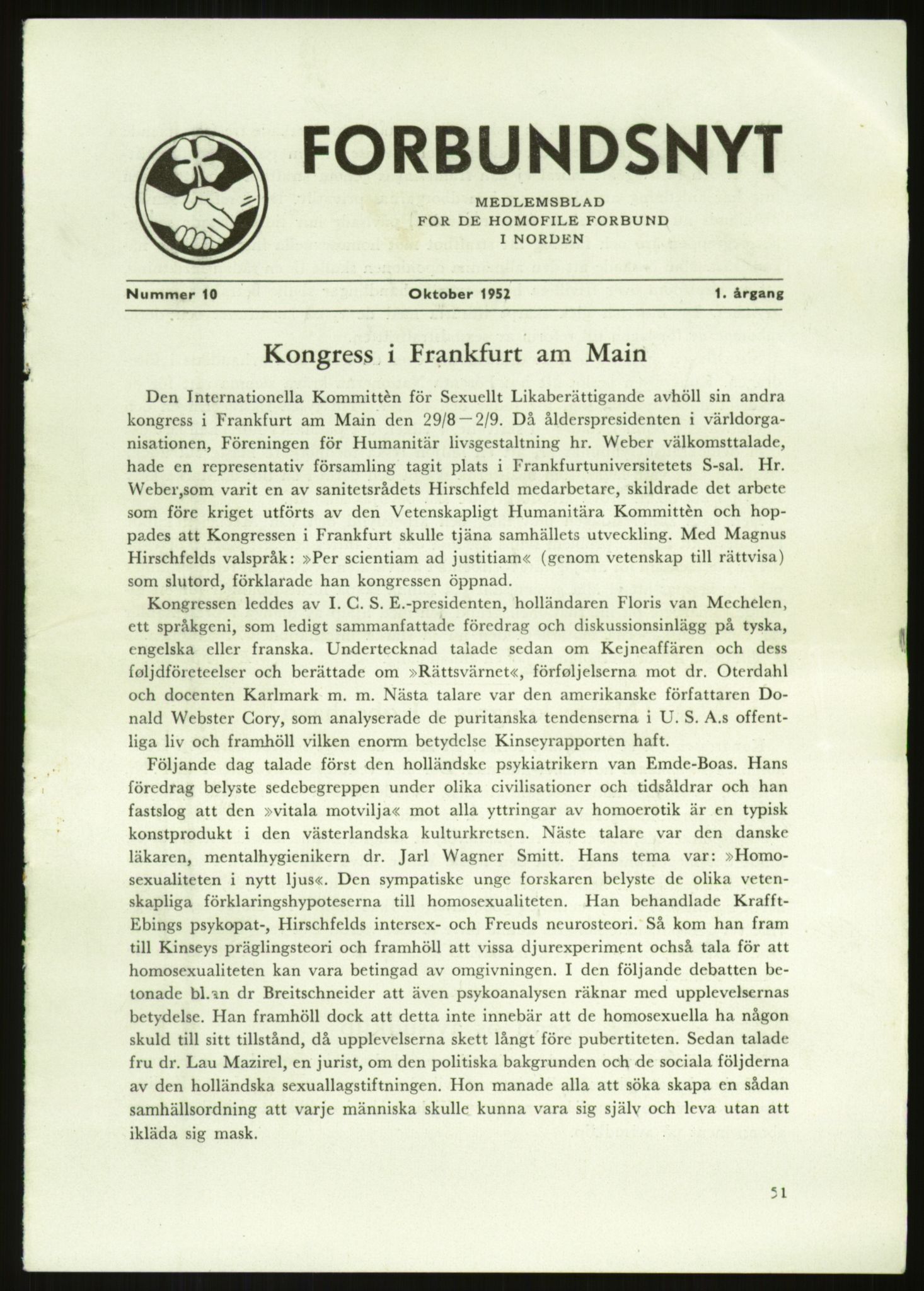Det Norske Forbundet av 1948/Landsforeningen for Lesbisk og Homofil Frigjøring, AV/RA-PA-1216/E/Eb/L0001: Intern informasjon, 1952-1991, p. 15