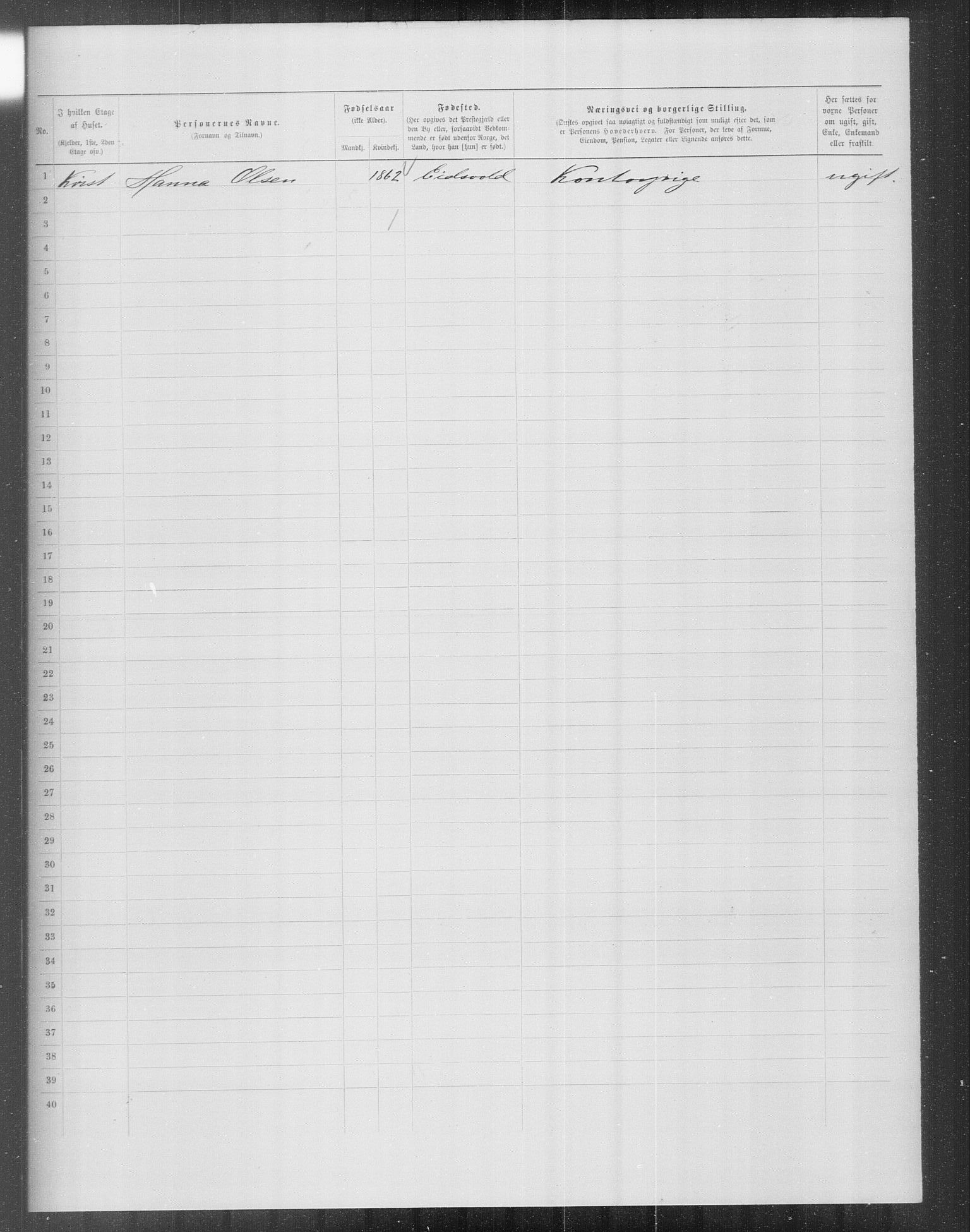 OBA, Municipal Census 1899 for Kristiania, 1899, p. 14246