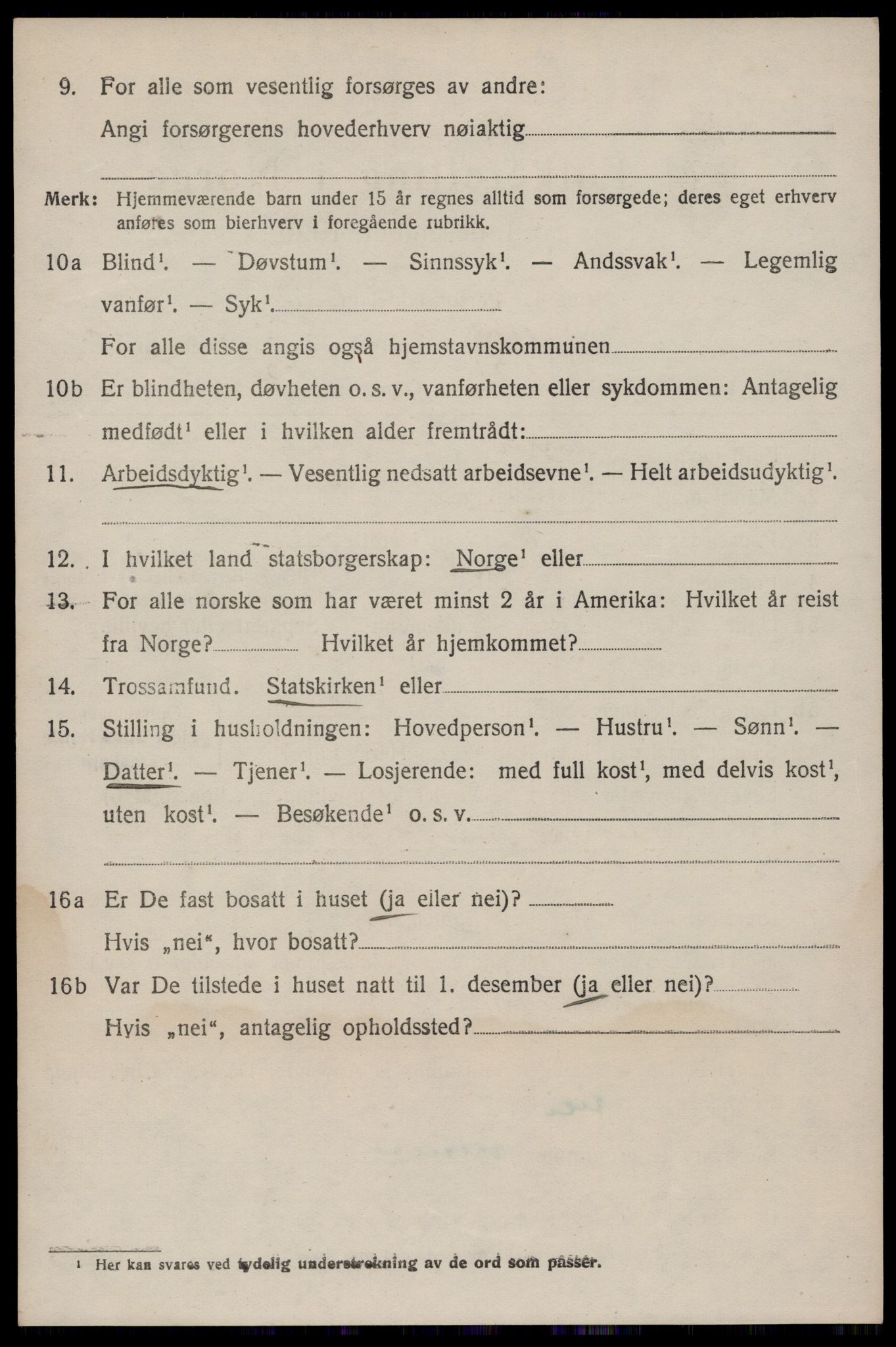 SAKO, 1920 census for Seljord, 1920, p. 3883