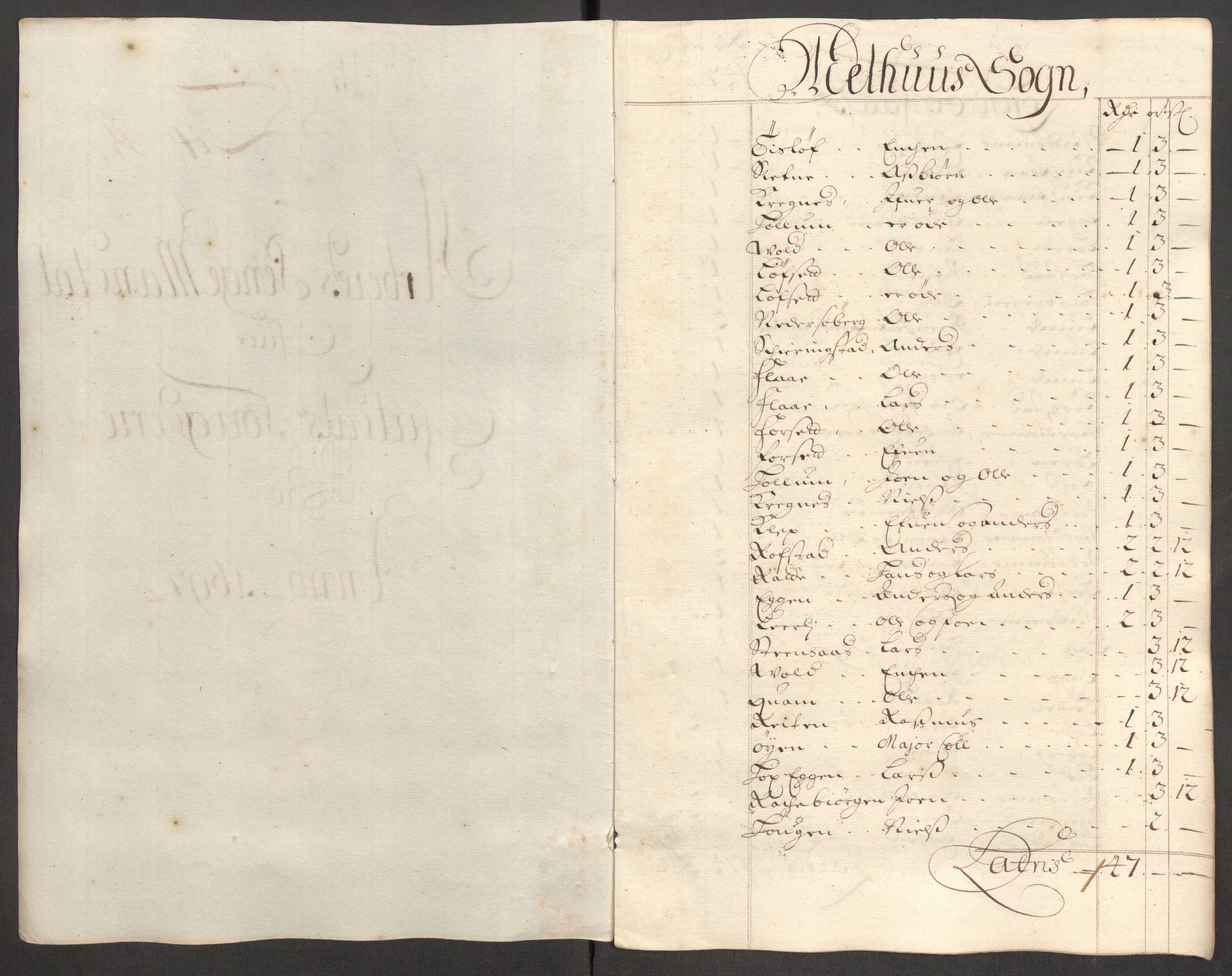 Rentekammeret inntil 1814, Reviderte regnskaper, Fogderegnskap, AV/RA-EA-4092/R60/L3947: Fogderegnskap Orkdal og Gauldal, 1697, p. 395