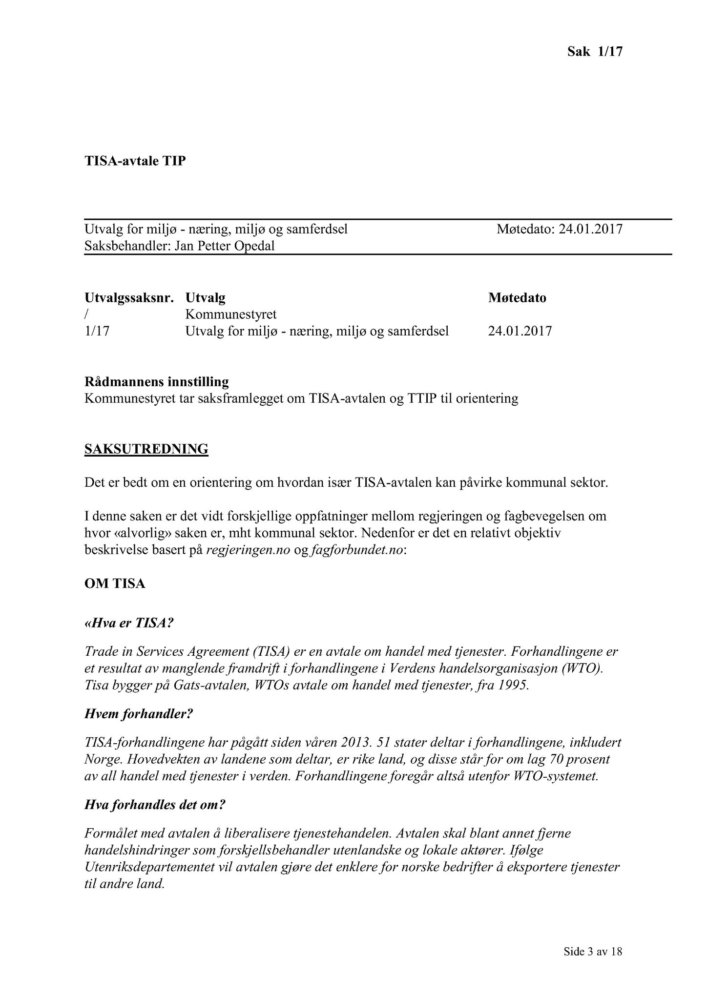 Klæbu Kommune, TRKO/KK/06-UM/L004: Utvalg for miljø - Møtedokumenter 2017, 2017, p. 4