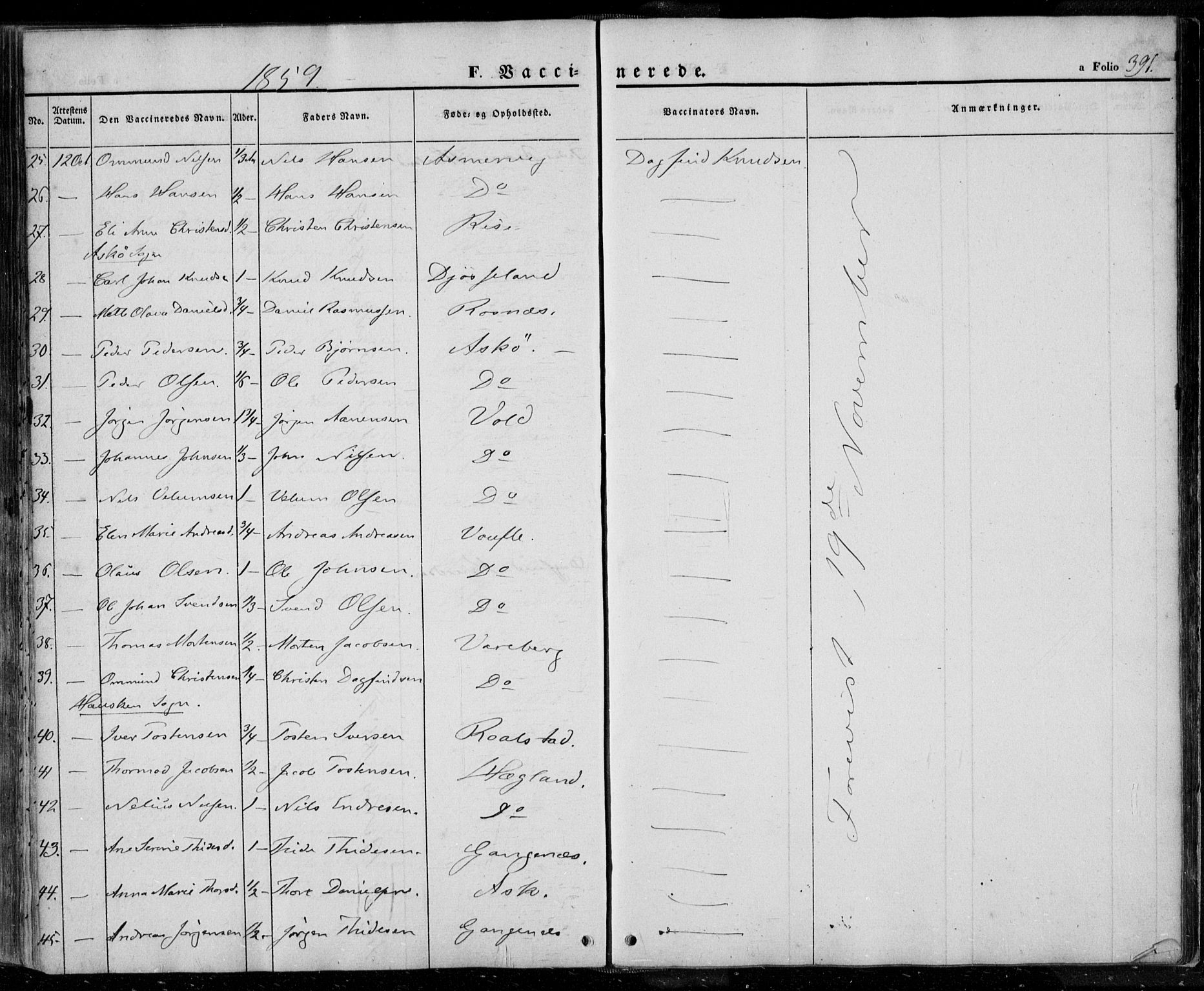 Rennesøy sokneprestkontor, AV/SAST-A -101827/H/Ha/Haa/L0005: Parish register (official) no. A 5, 1838-1859, p. 391