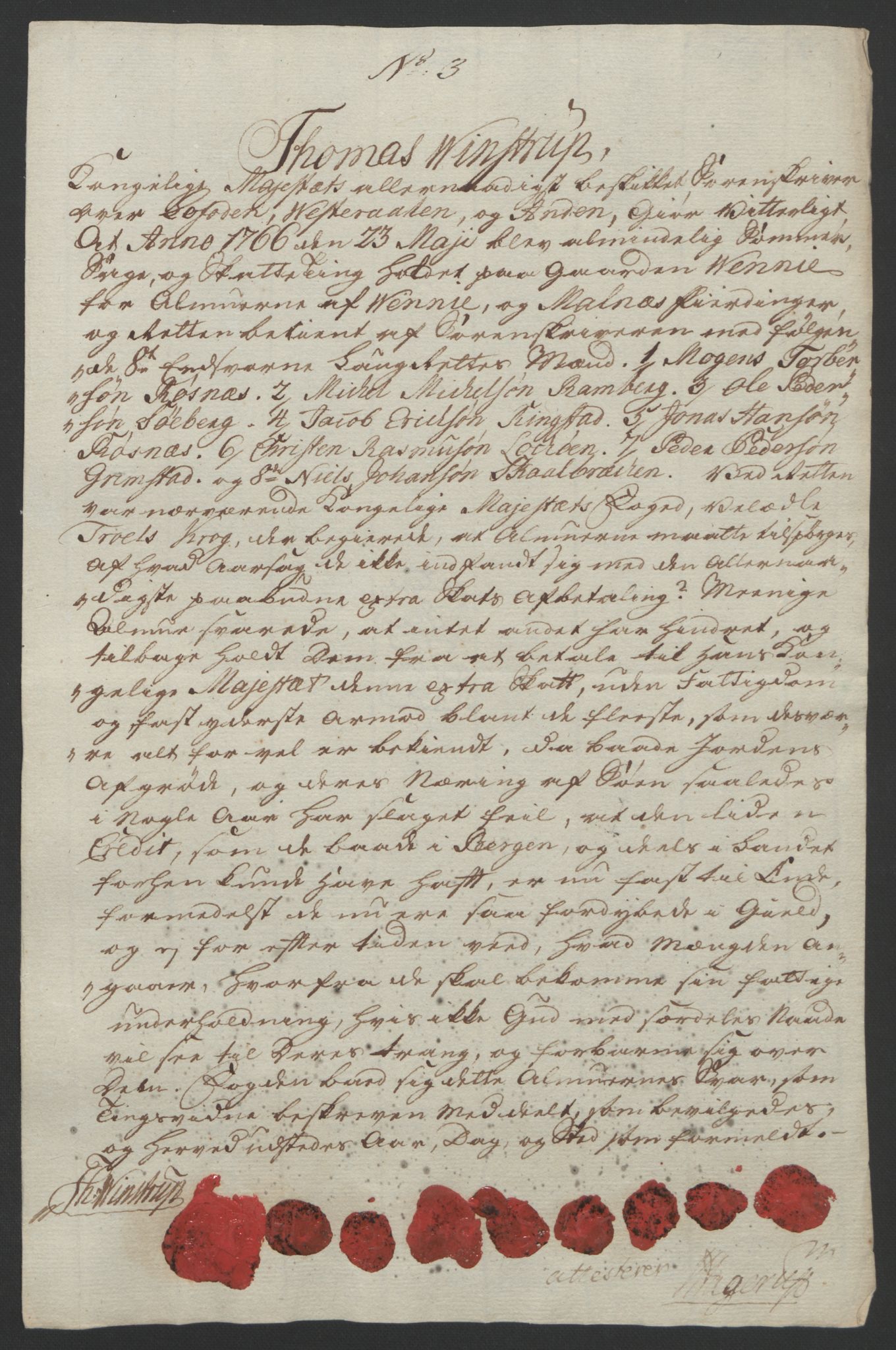 Rentekammeret inntil 1814, Reviderte regnskaper, Fogderegnskap, AV/RA-EA-4092/R67/L4747: Ekstraskatten Vesterålen, Andenes og Lofoten, 1762-1766, p. 470