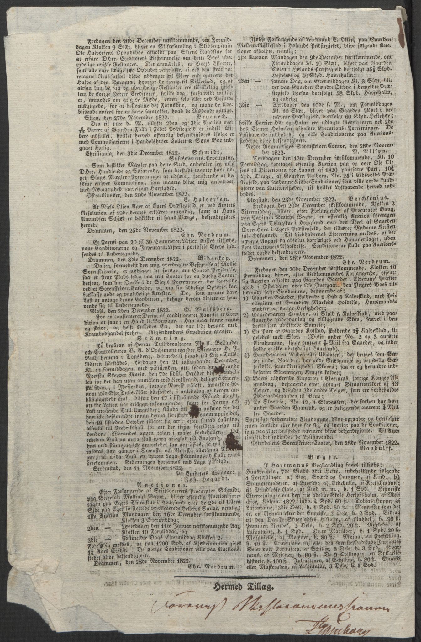 Forsvaret, Generalauditøren, AV/RA-RAFA-1772/F/Fj/Fjb/L0005: Skifter 1818 - 1823, 1818-1823, p. 217