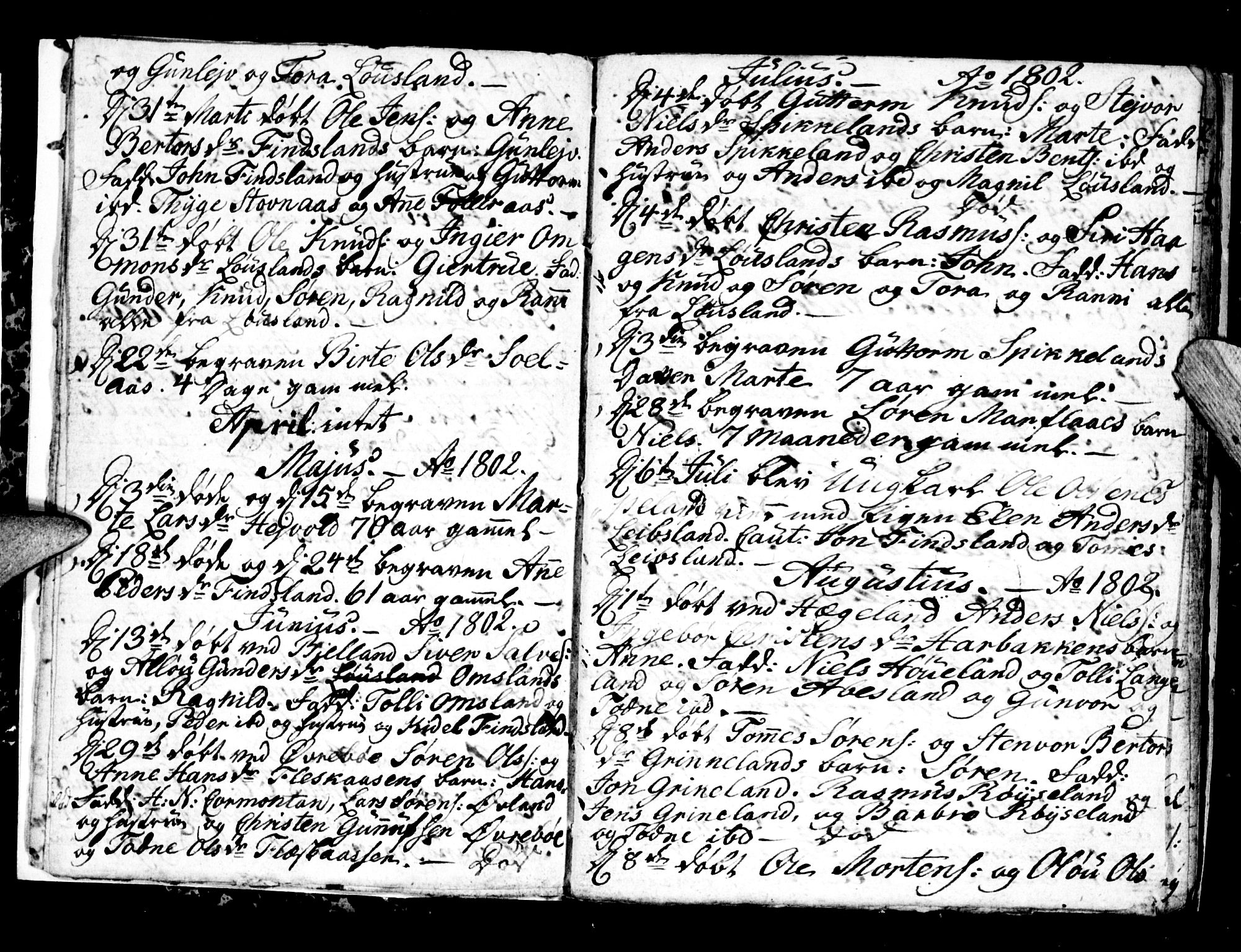 Bjelland sokneprestkontor, AV/SAK-1111-0005/F/Fa/Fab/L0001: Parish register (official) no. A 1, 1799-1810