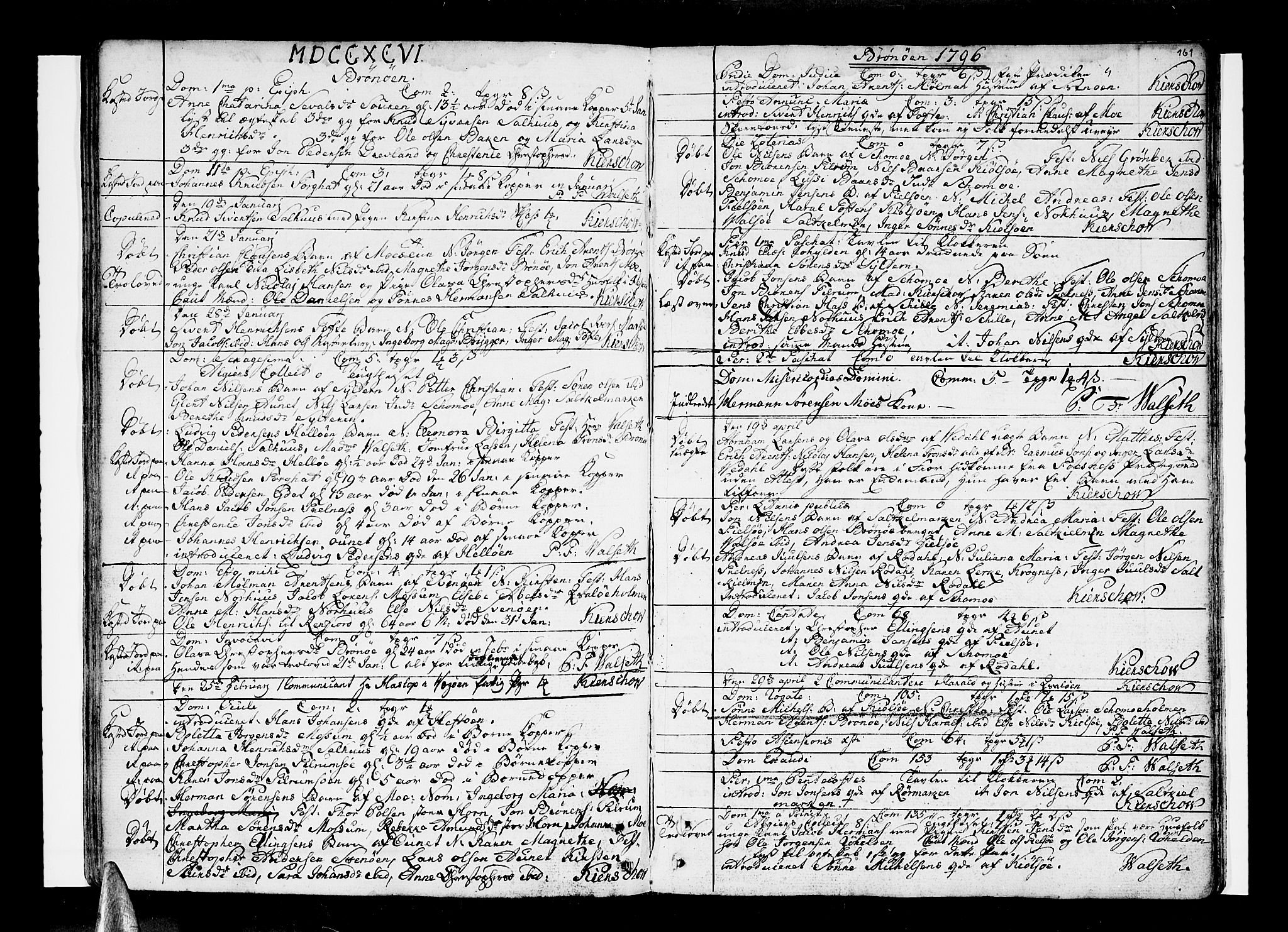 Ministerialprotokoller, klokkerbøker og fødselsregistre - Nordland, SAT/A-1459/813/L0195: Parish register (official) no. 813A05, 1752-1803, p. 161