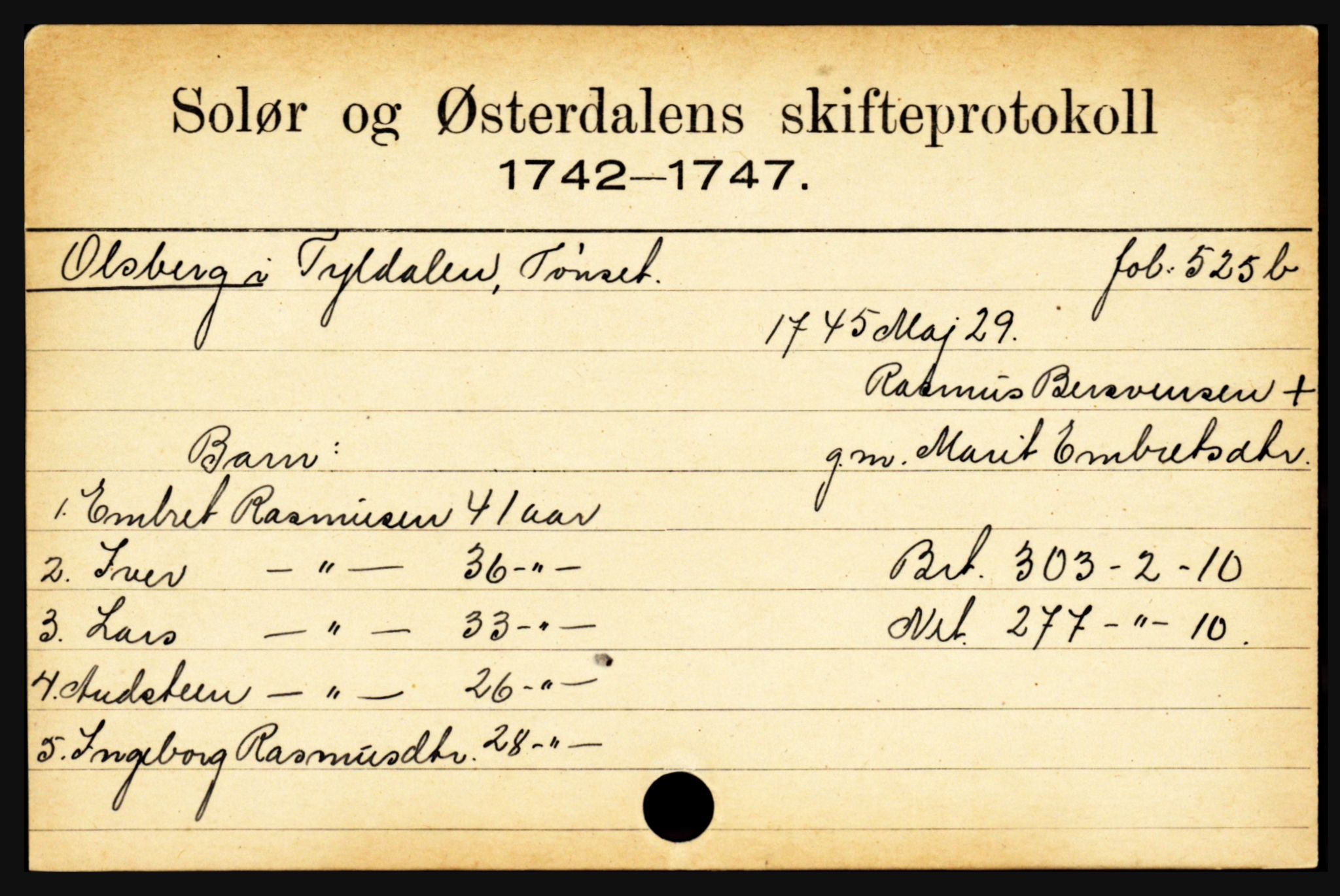 Solør og Østerdalen sorenskriveri, SAH/TING-024/J, 1716-1774, p. 4365
