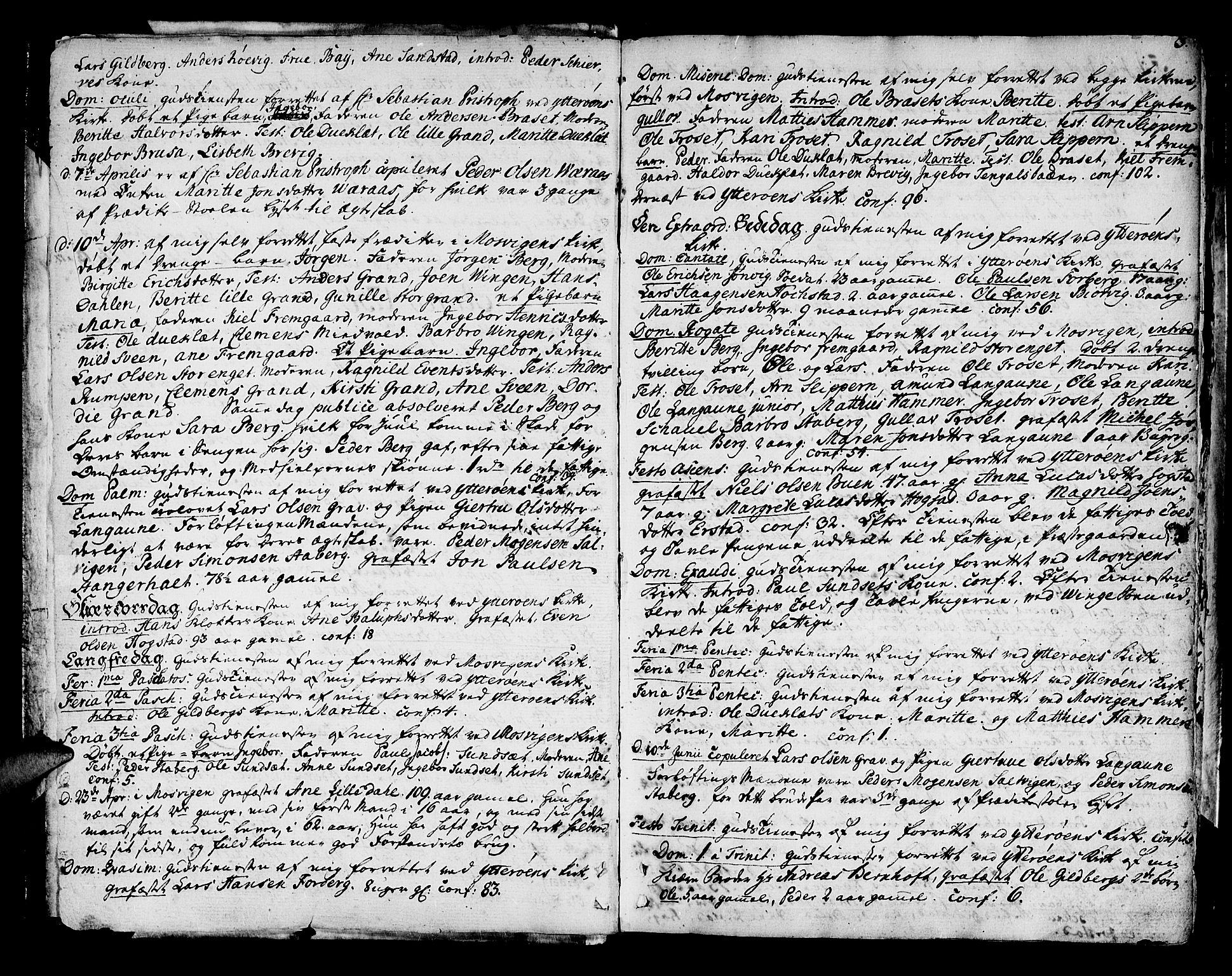Ministerialprotokoller, klokkerbøker og fødselsregistre - Nord-Trøndelag, SAT/A-1458/722/L0216: Parish register (official) no. 722A03, 1756-1816, p. 3