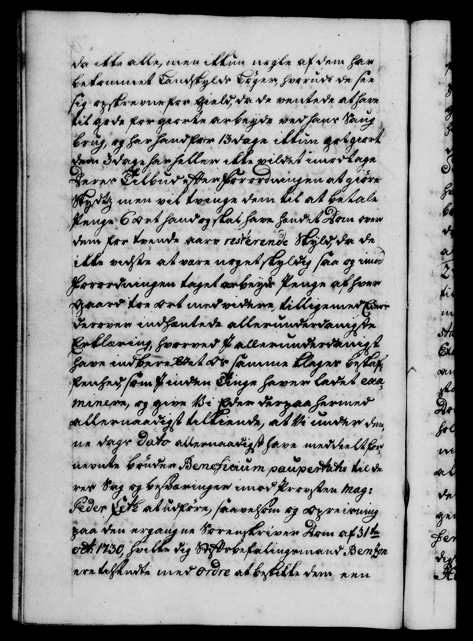 Danske Kanselli 1572-1799, AV/RA-EA-3023/F/Fc/Fca/Fcab/L0026: Norske tegnelser, 1734-1735, p. 379b