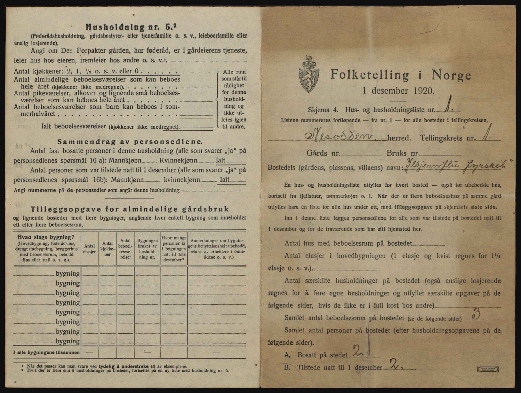 SAO, 1920 census for Nesodden, 1920, p. 47