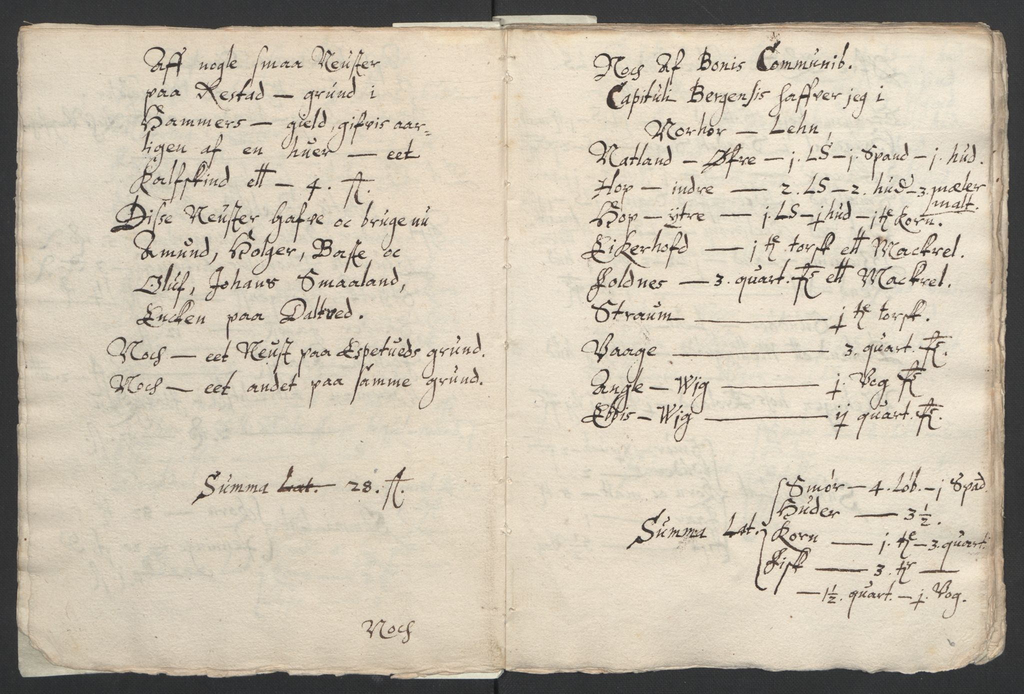 Stattholderembetet 1572-1771, AV/RA-EA-2870/Ek/L0015/0001: Jordebøker til utlikning av rosstjeneste 1624-1626: / Kirke- og prestebolsinntekter i Bergen bispedømme, 1624-1626, p. 11