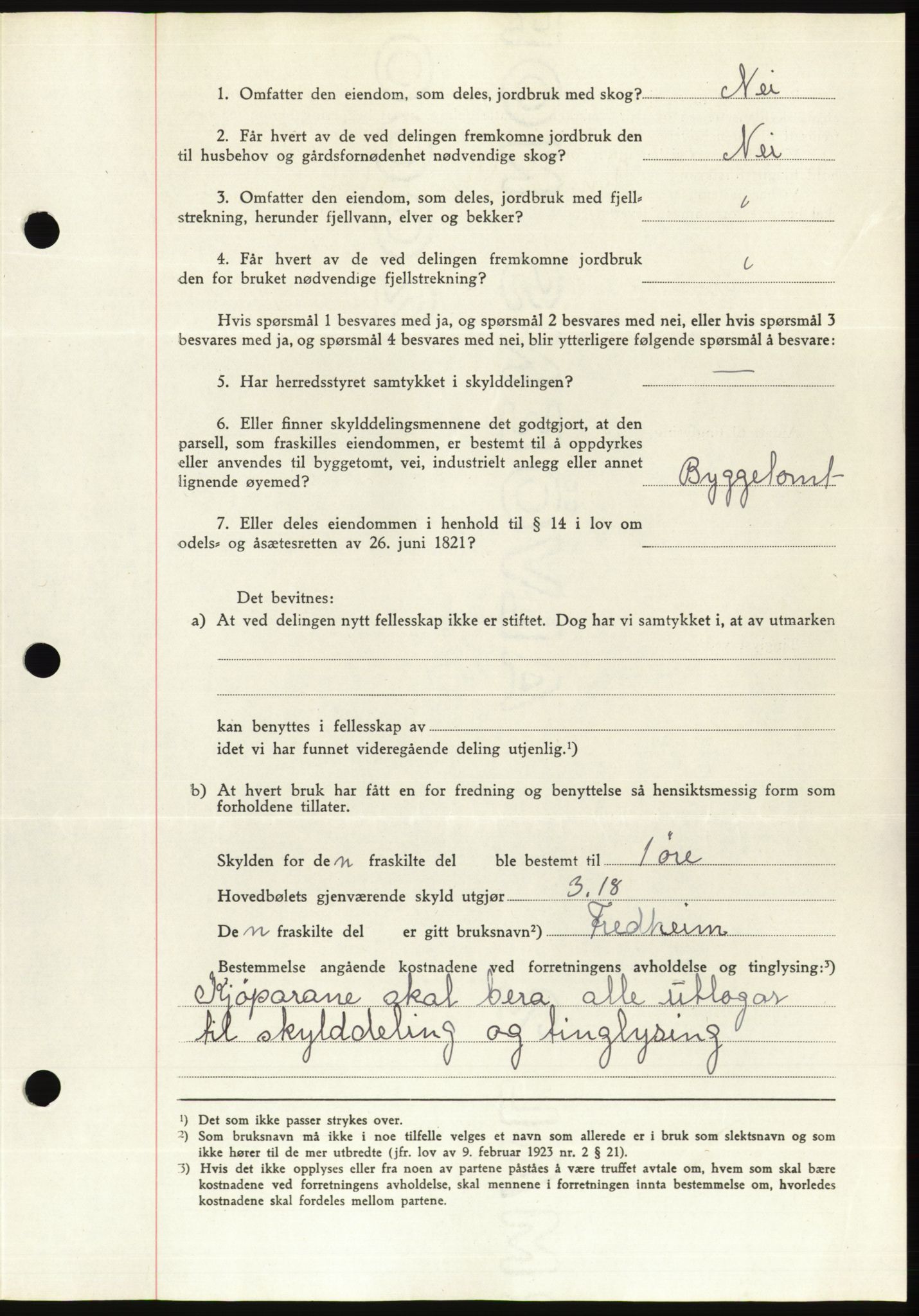 Søre Sunnmøre sorenskriveri, AV/SAT-A-4122/1/2/2C/L0076: Mortgage book no. 2A, 1943-1944, Diary no: : 525/1944