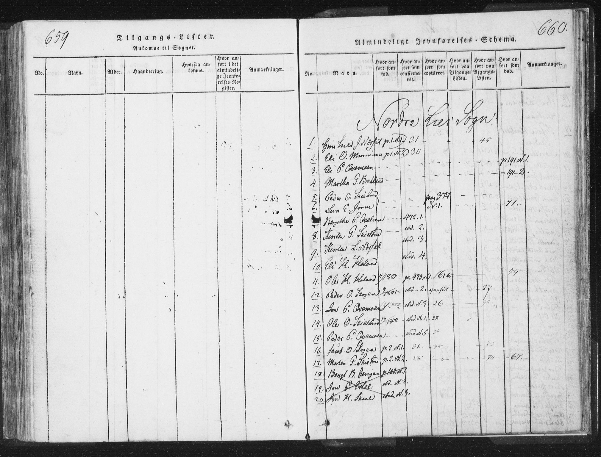 Ministerialprotokoller, klokkerbøker og fødselsregistre - Nord-Trøndelag, SAT/A-1458/755/L0491: Parish register (official) no. 755A01 /1, 1817-1864, p. 659-660