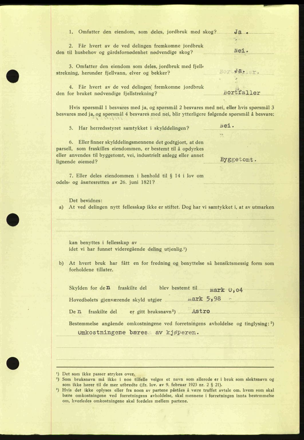 Romsdal sorenskriveri, AV/SAT-A-4149/1/2/2C: Mortgage book no. A12, 1942-1942, Diary no: : 1461/1942