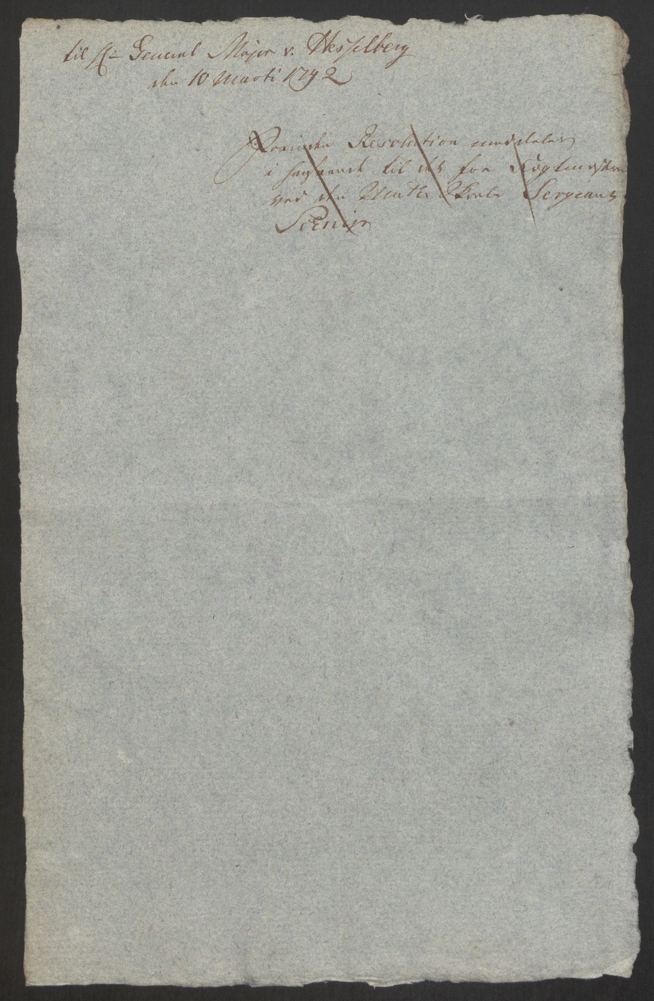 Forsvaret, Den norske kvesthuskasse/krigshospitalkasse, AV/RA-RAFA-1887/F/Fa/L0008: Konsepter, 1790-1793, p. 783