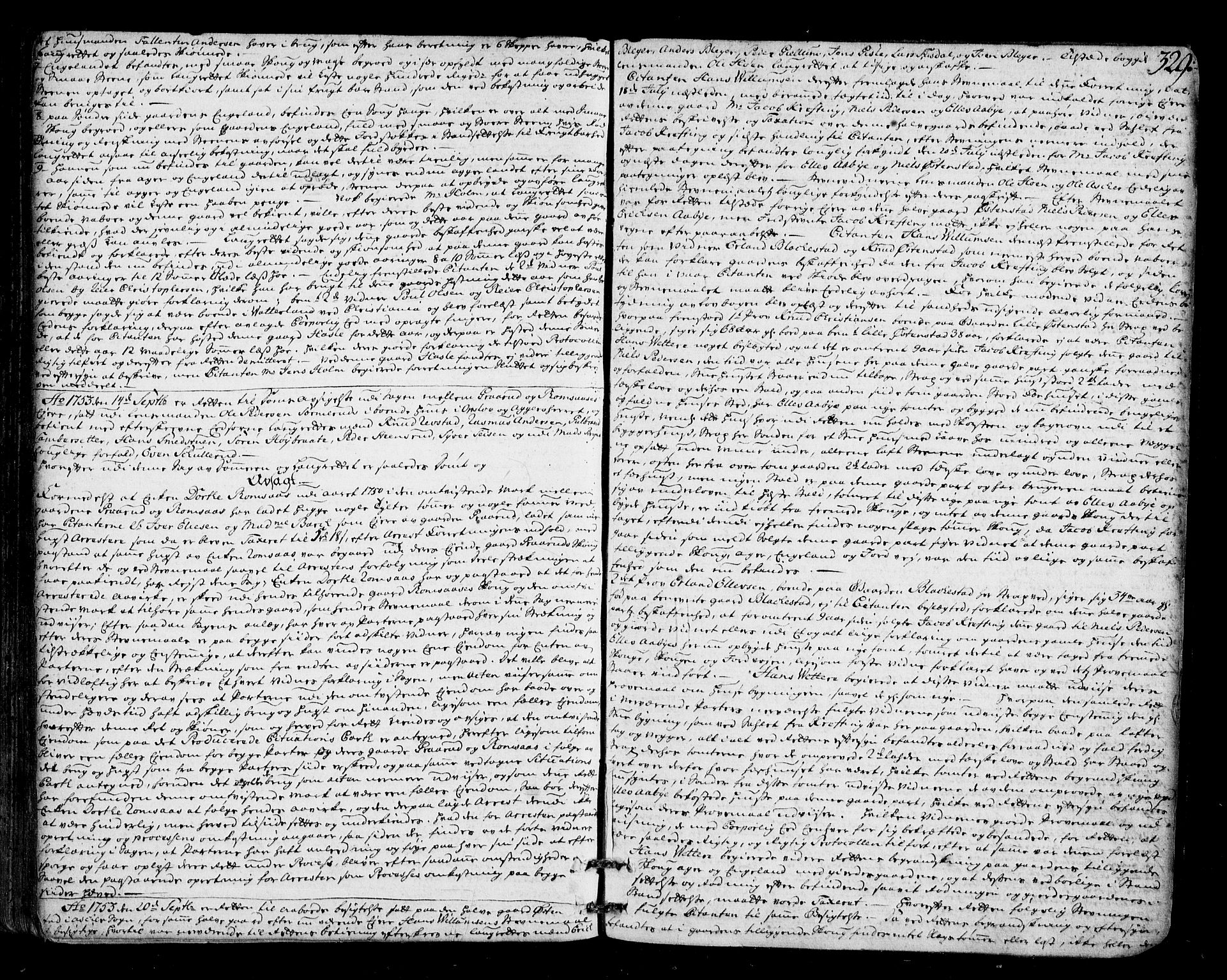 Aker sorenskriveri, SAO/A-10895/F/Fb/L0040: Tingbok, 1748-1753, p. 328b-329a