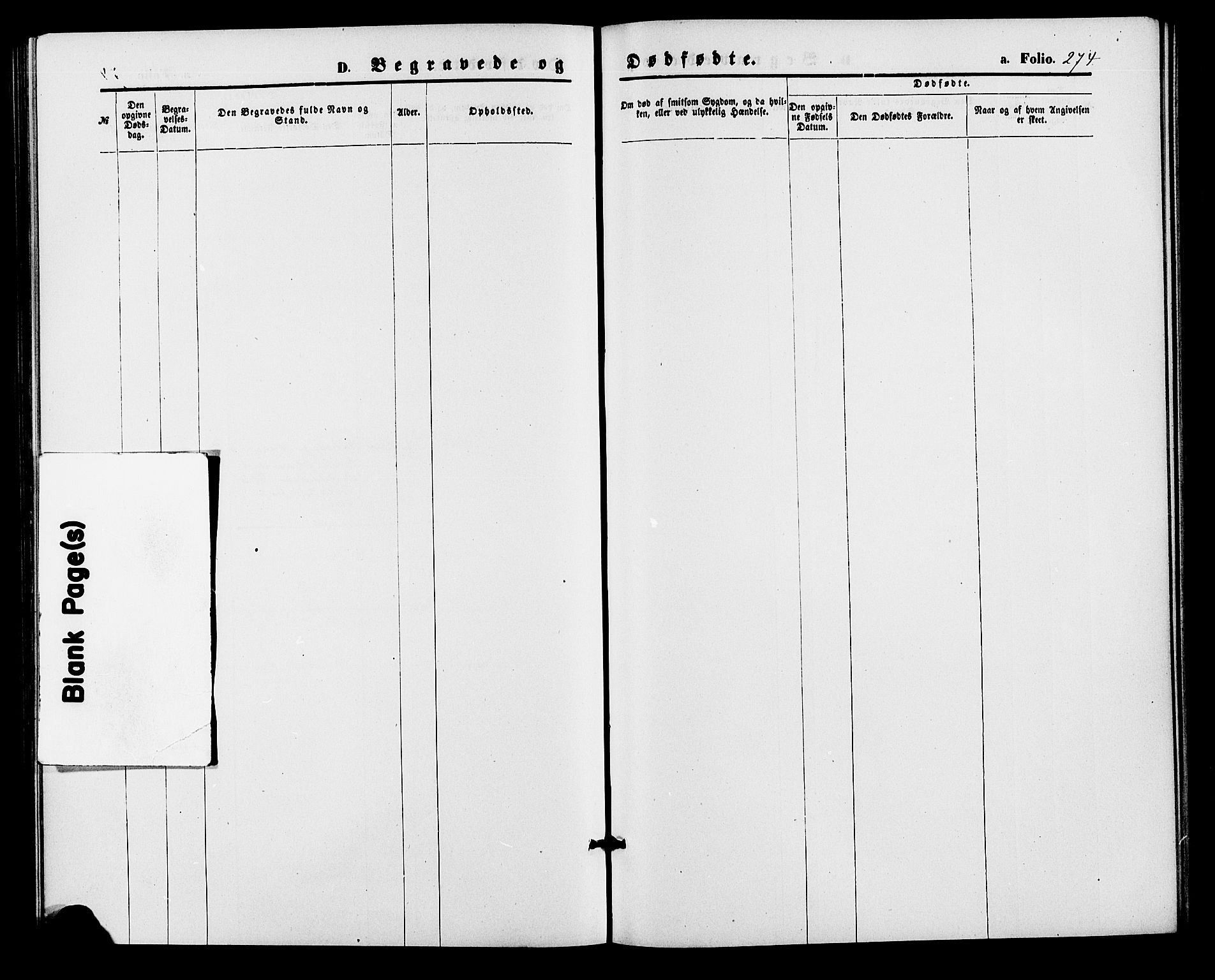 Bjelland sokneprestkontor, AV/SAK-1111-0005/F/Fa/Fab/L0003: Parish register (official) no. A 3, 1870-1887, p. 274