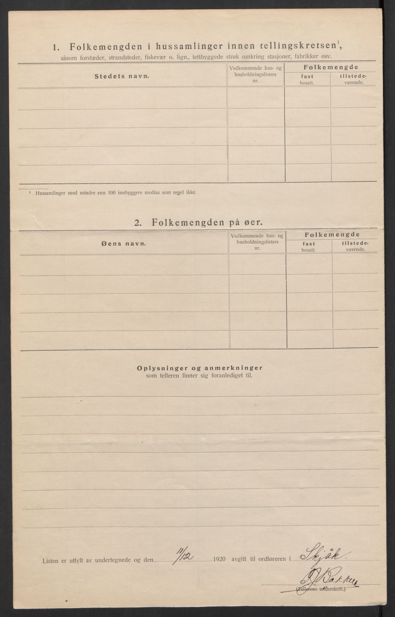 SAH, 1920 census for Skjåk, 1920, p. 17