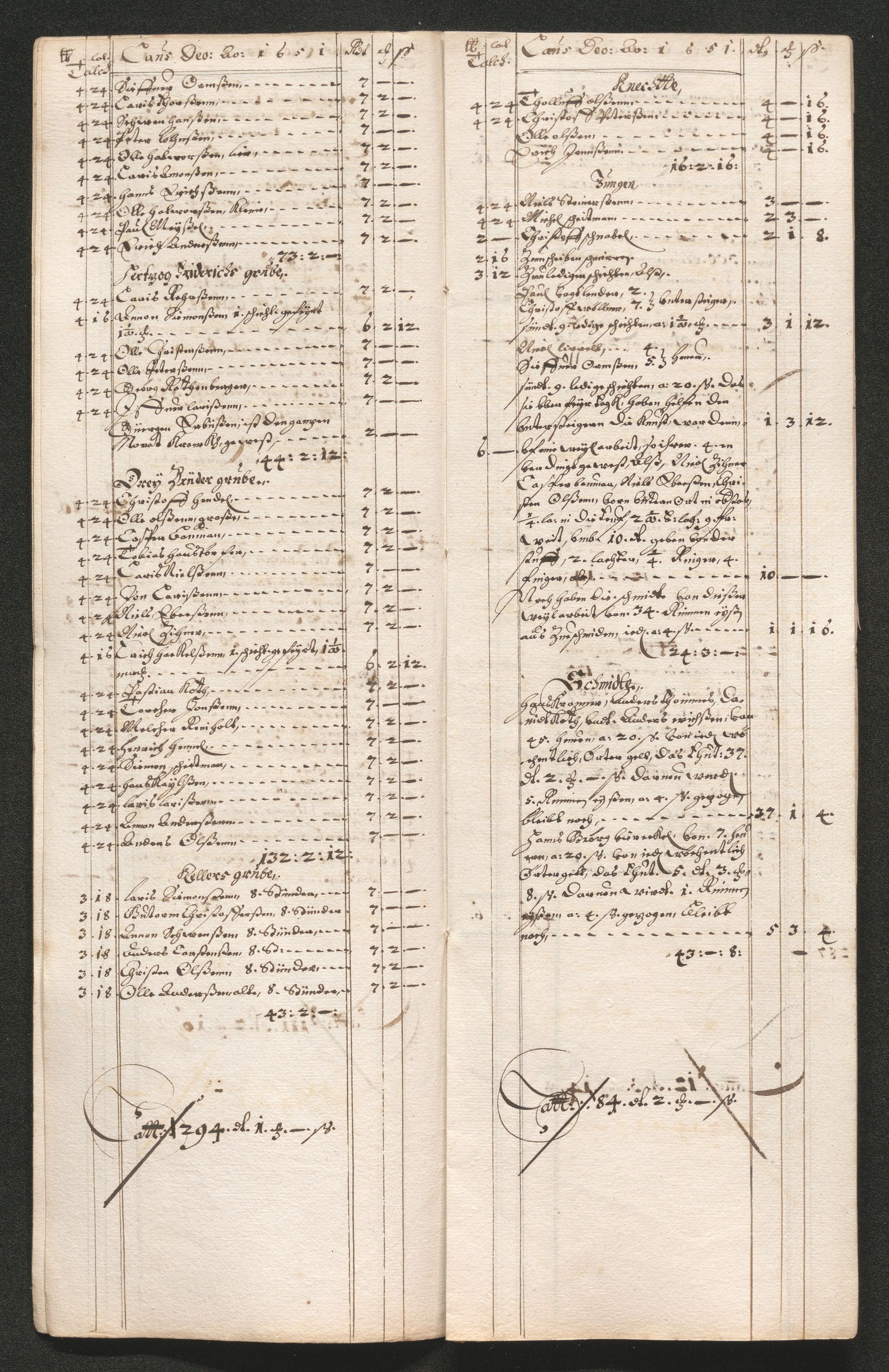 Kongsberg Sølvverk 1623-1816, AV/SAKO-EA-3135/001/D/Dc/Dcd/L0034: Utgiftsregnskap for gruver m.m. , 1651-1659, p. 30