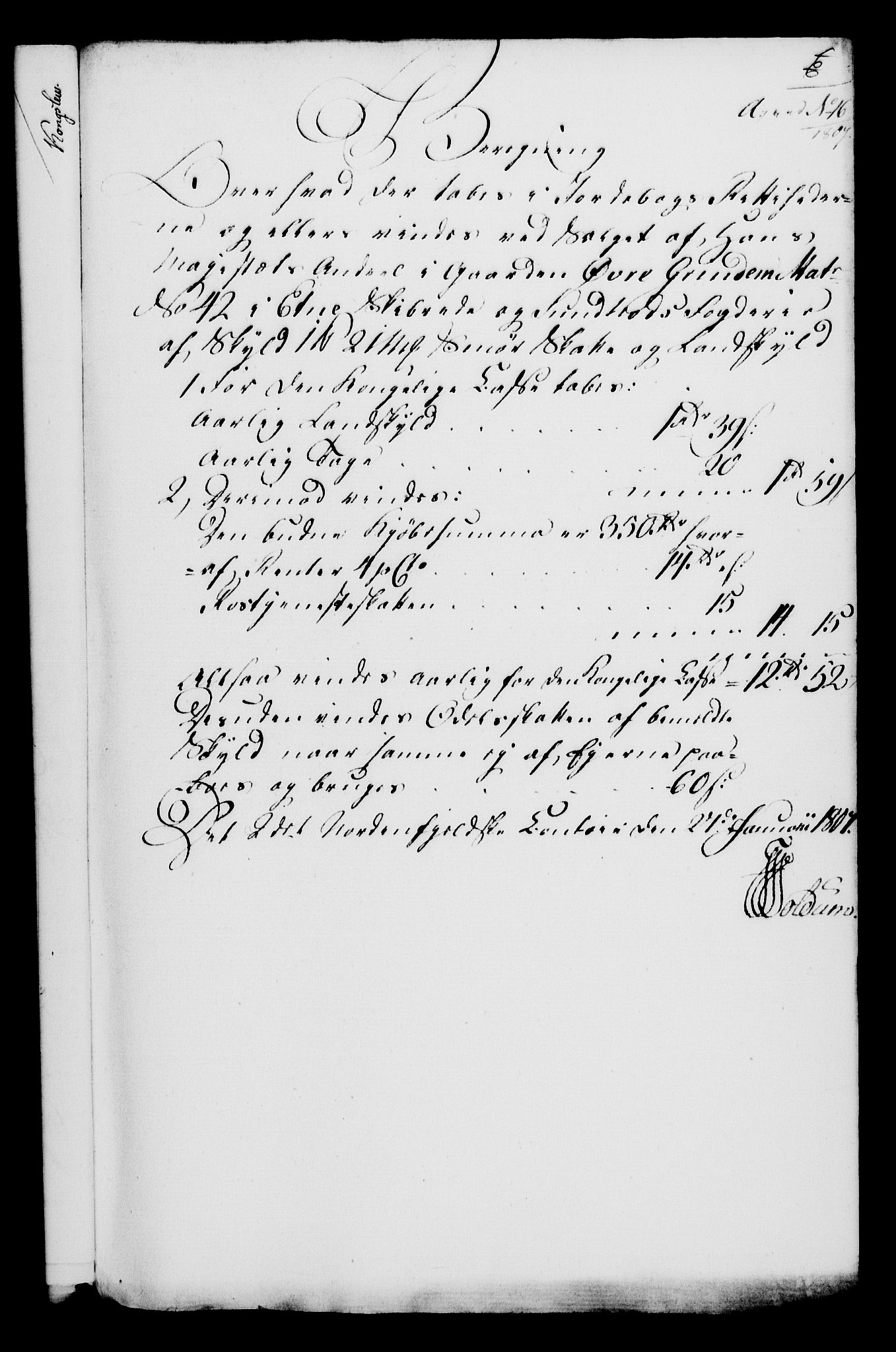 Rentekammeret, Kammerkanselliet, RA/EA-3111/G/Gf/Gfa/L0089: Norsk relasjons- og resolusjonsprotokoll (merket RK 52.89), 1807, p. 135