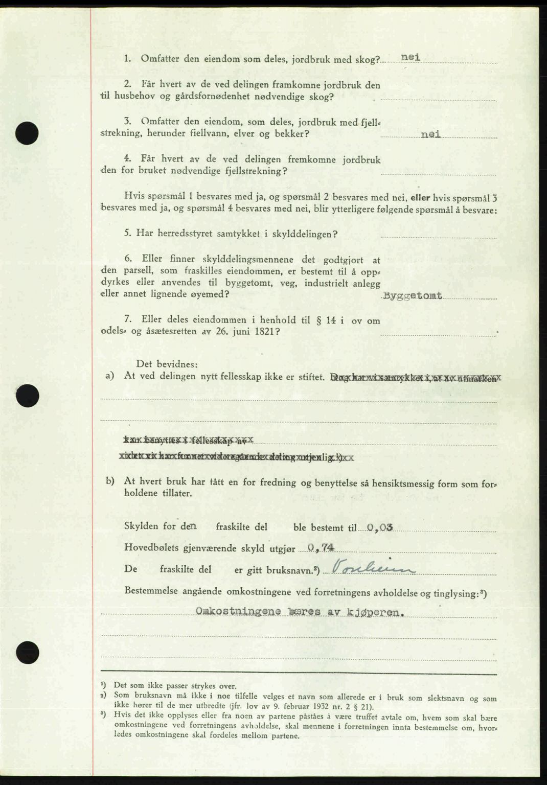 Romsdal sorenskriveri, AV/SAT-A-4149/1/2/2C: Mortgage book no. A22, 1947-1947, Diary no: : 201/1947