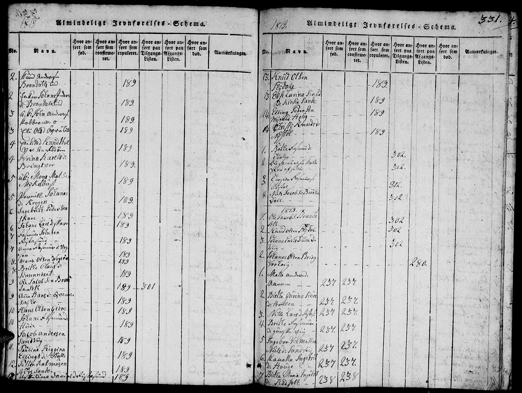 Ministerialprotokoller, klokkerbøker og fødselsregistre - Møre og Romsdal, SAT/A-1454/503/L0046: Parish register (copy) no. 503C01, 1816-1842, p. 331