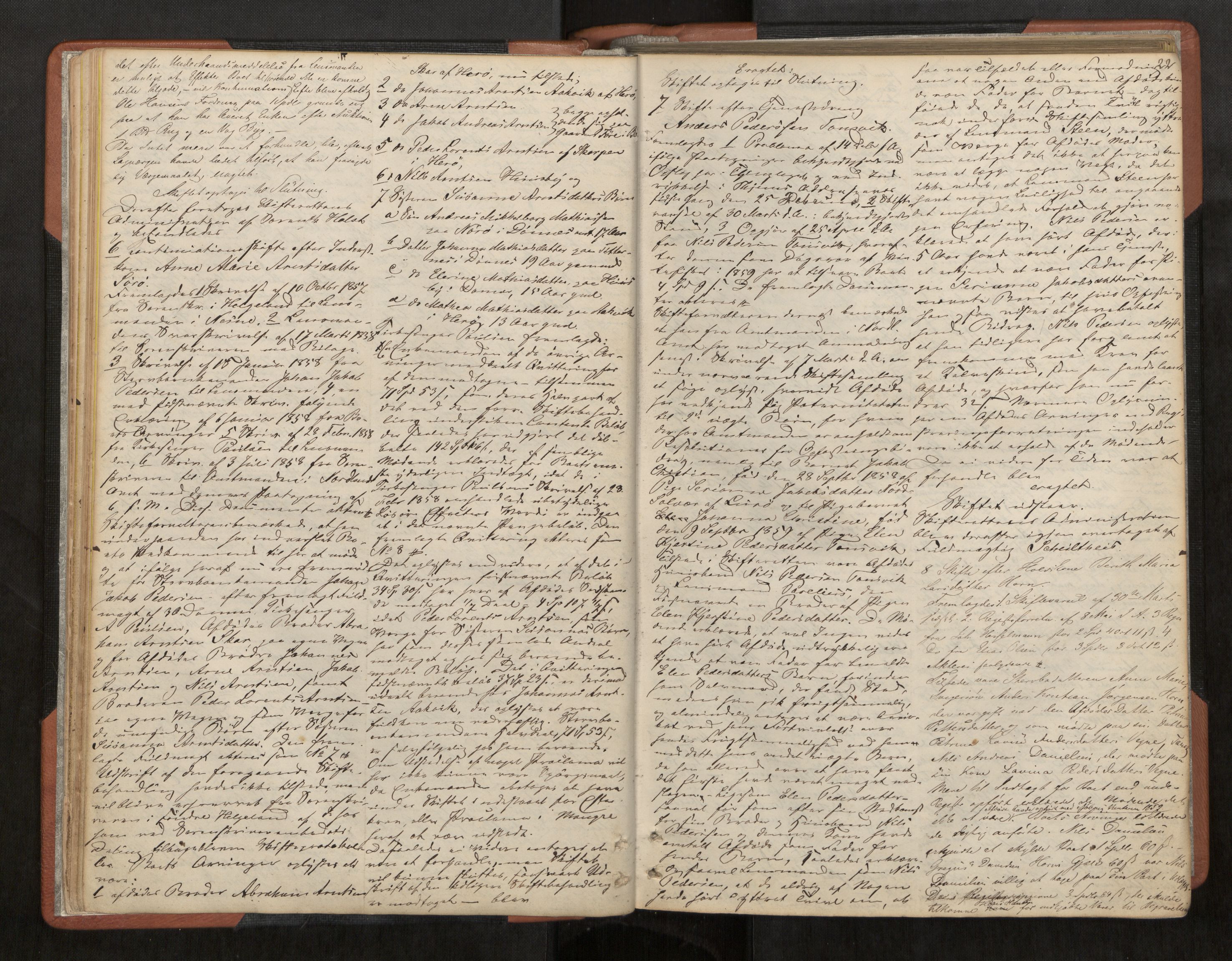 Rana sorenskriveri , AV/SAT-A-1108/1/3/3B/L0001: Skiftebehandlingsprotokoll, 1859-1872, p. 22
