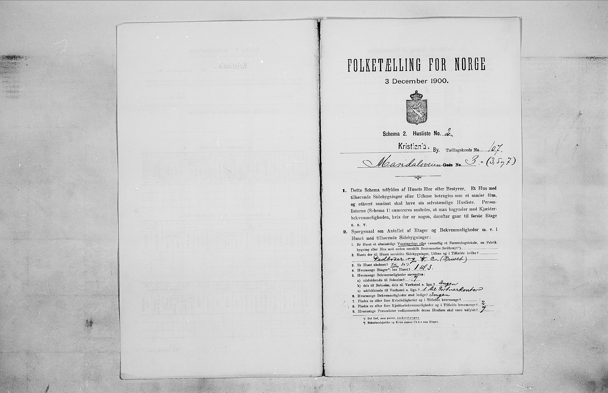 SAO, 1900 census for Kristiania, 1900, p. 55030