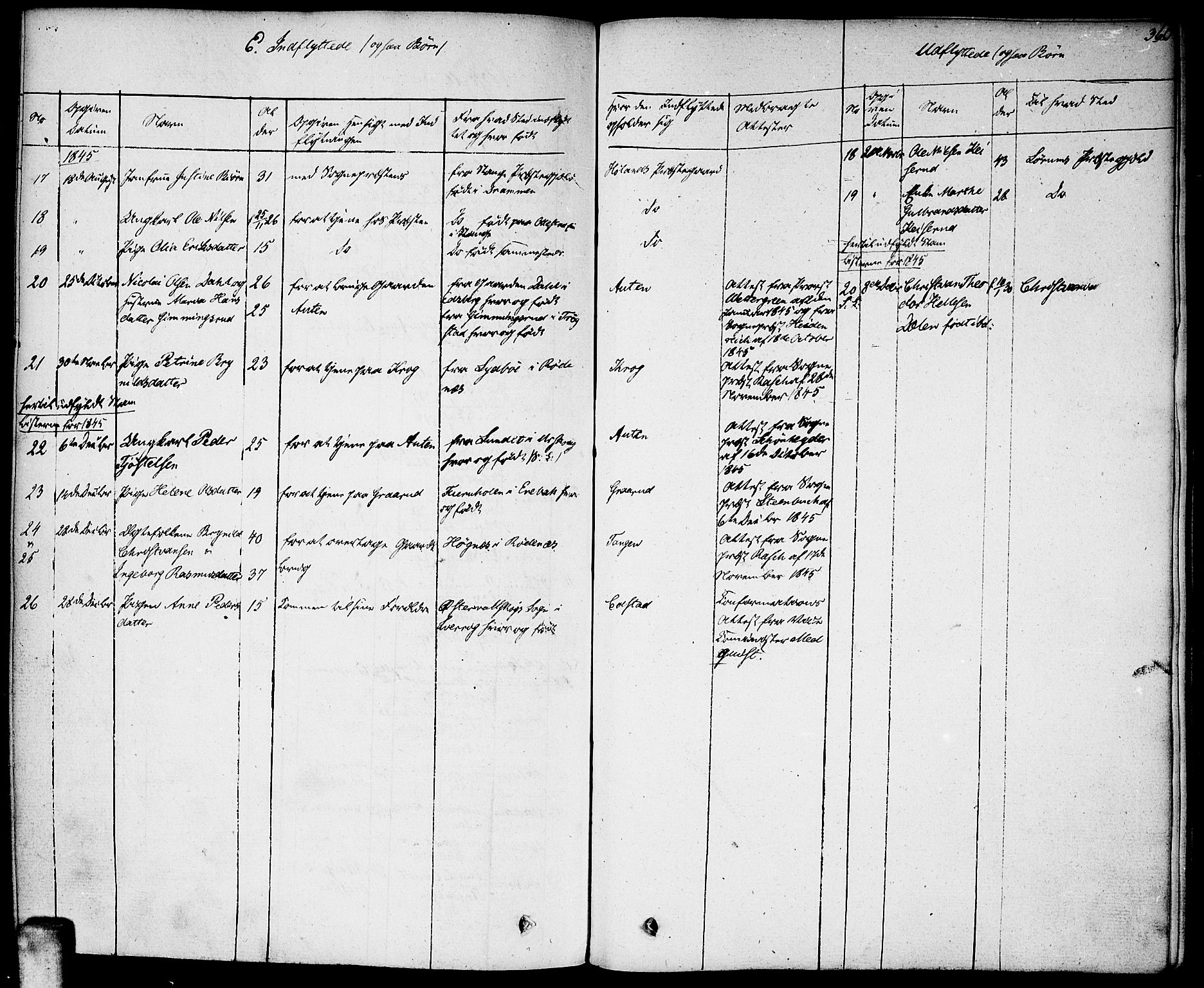 Høland prestekontor Kirkebøker, SAO/A-10346a/F/Fa/L0008: Parish register (official) no. I 8, 1827-1845, p. 360