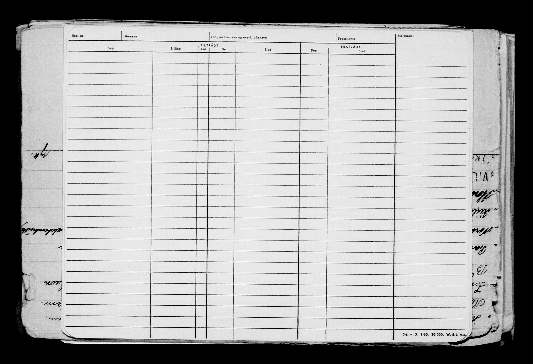 Direktoratet for sjømenn, AV/RA-S-3545/G/Gb/L0234: Hovedkort, 1924, p. 136