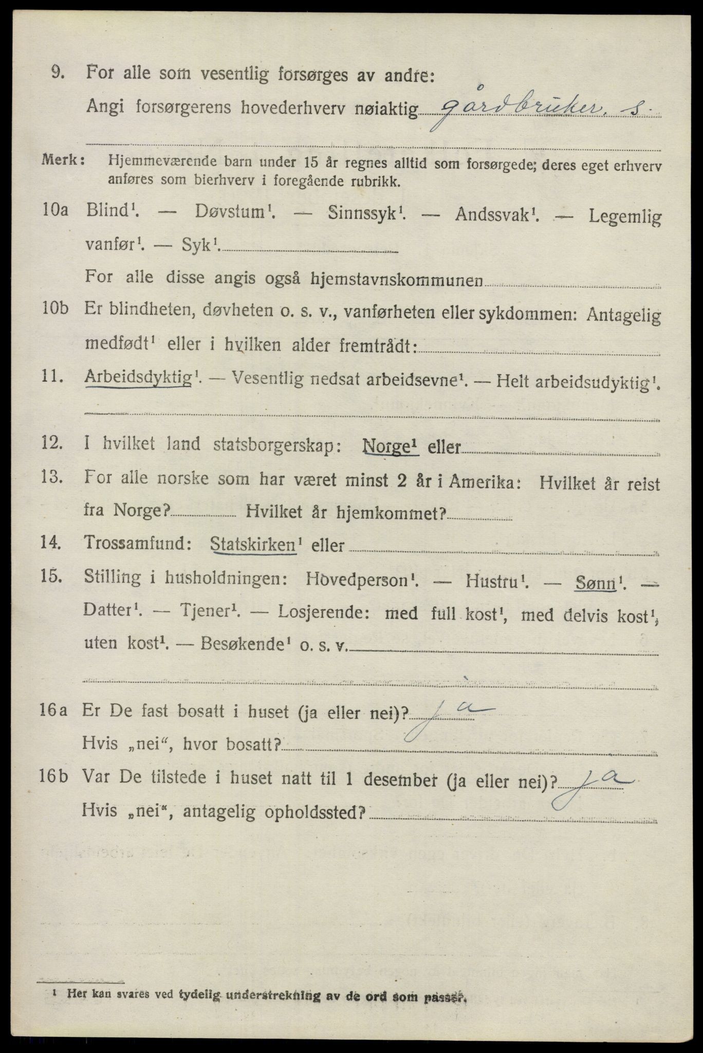 SAO, 1920 census for Gjerdrum, 1920, p. 1345