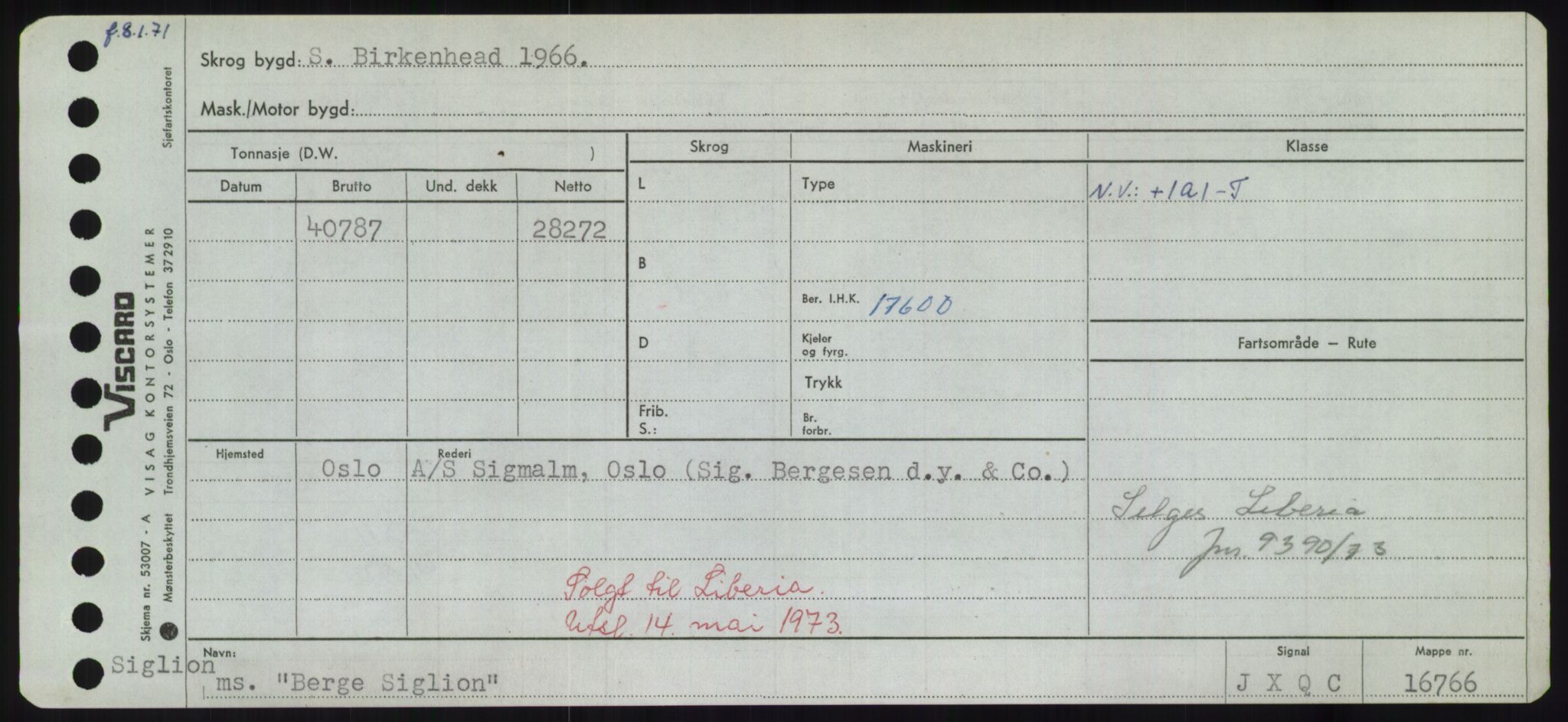 Sjøfartsdirektoratet med forløpere, Skipsmålingen, RA/S-1627/H/Hd/L0003: Fartøy, B-Bev, p. 717