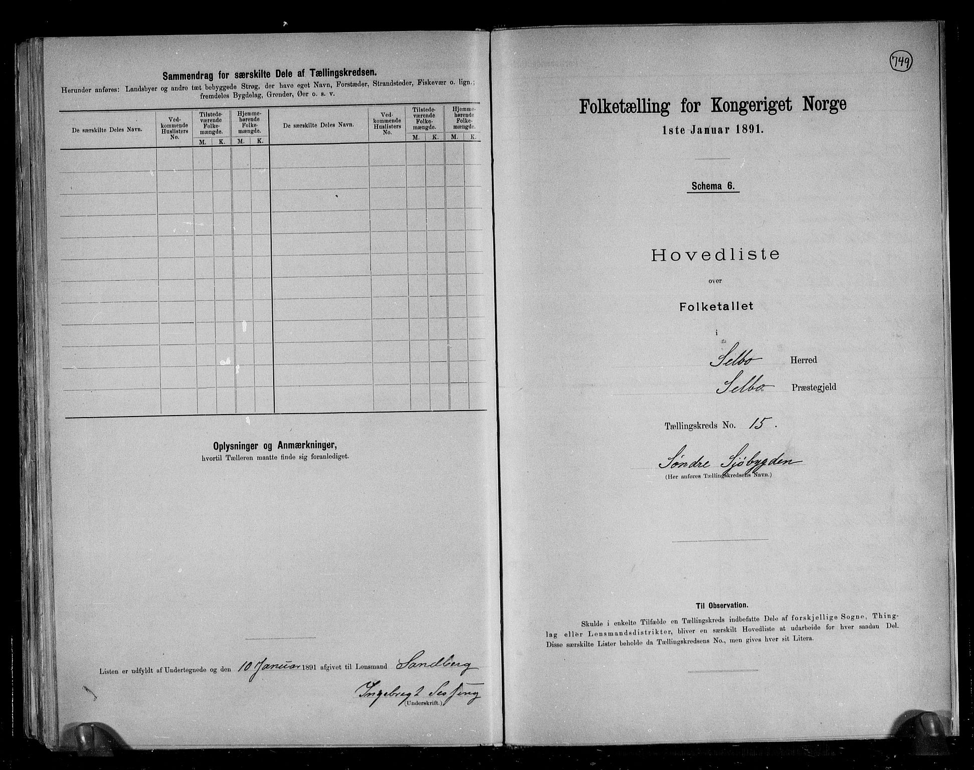 RA, 1891 census for 1664 Selbu, 1891, p. 35